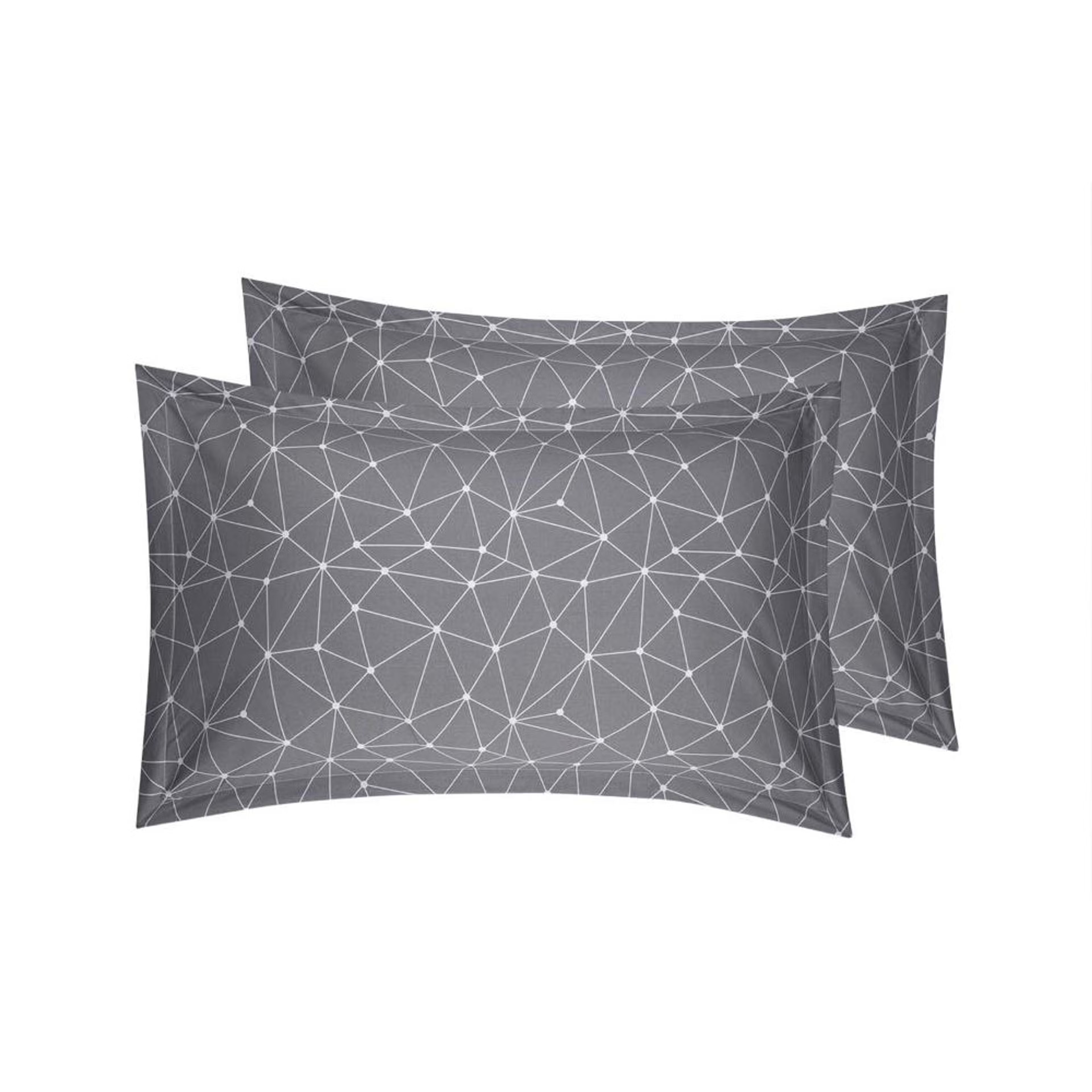 Home 35 100% Cotton Pillow Cover | Standard Size 27x18 Inch | Set Of 2 | 160 TC | Mario Standard, Set of 2, Cotton, Mario