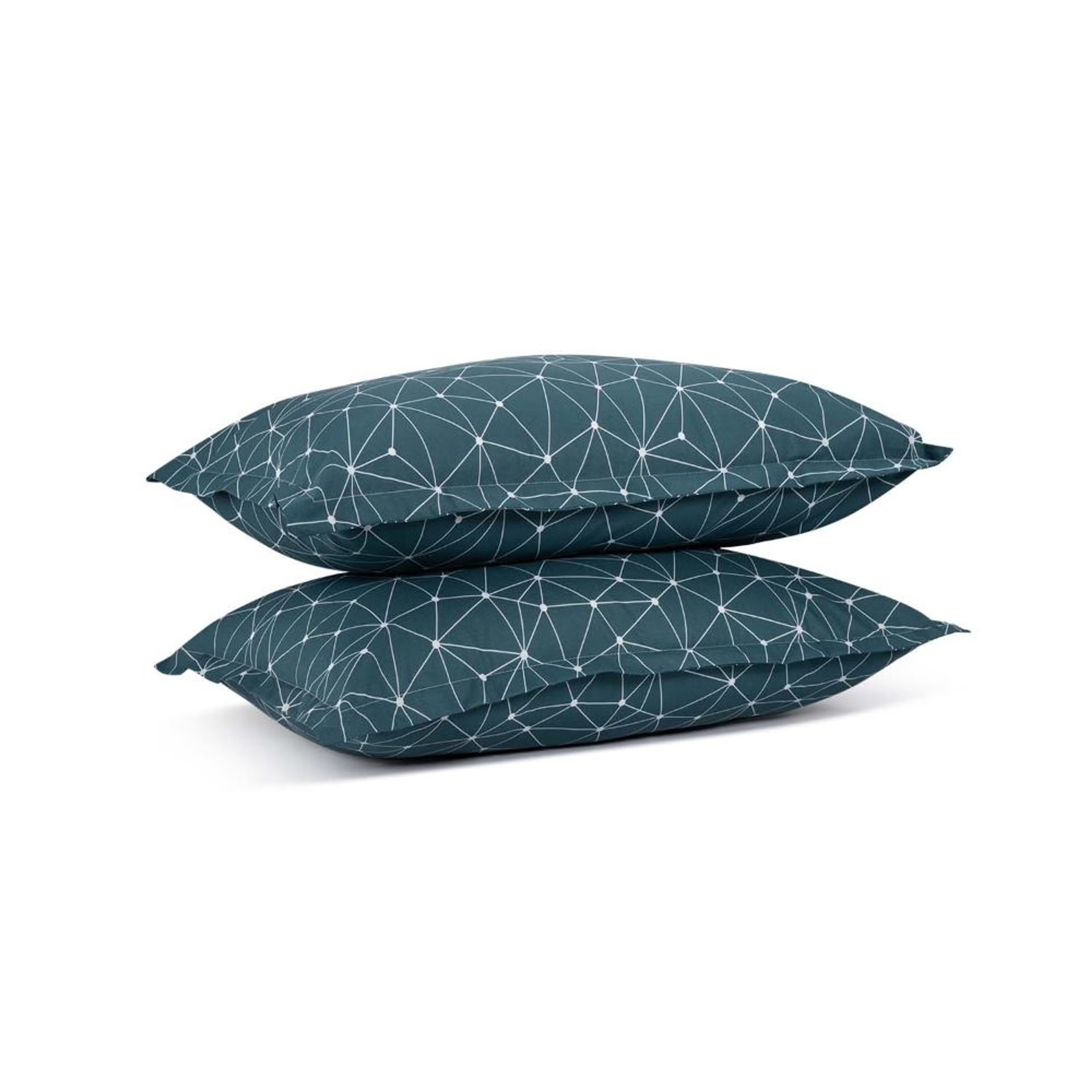 Home 36 100% Cotton Pillow Cover | Standard Size 27x18 Inch | Set Of 2 | 160 TC | Michele Standard, Set of 2, Cotton, Michele