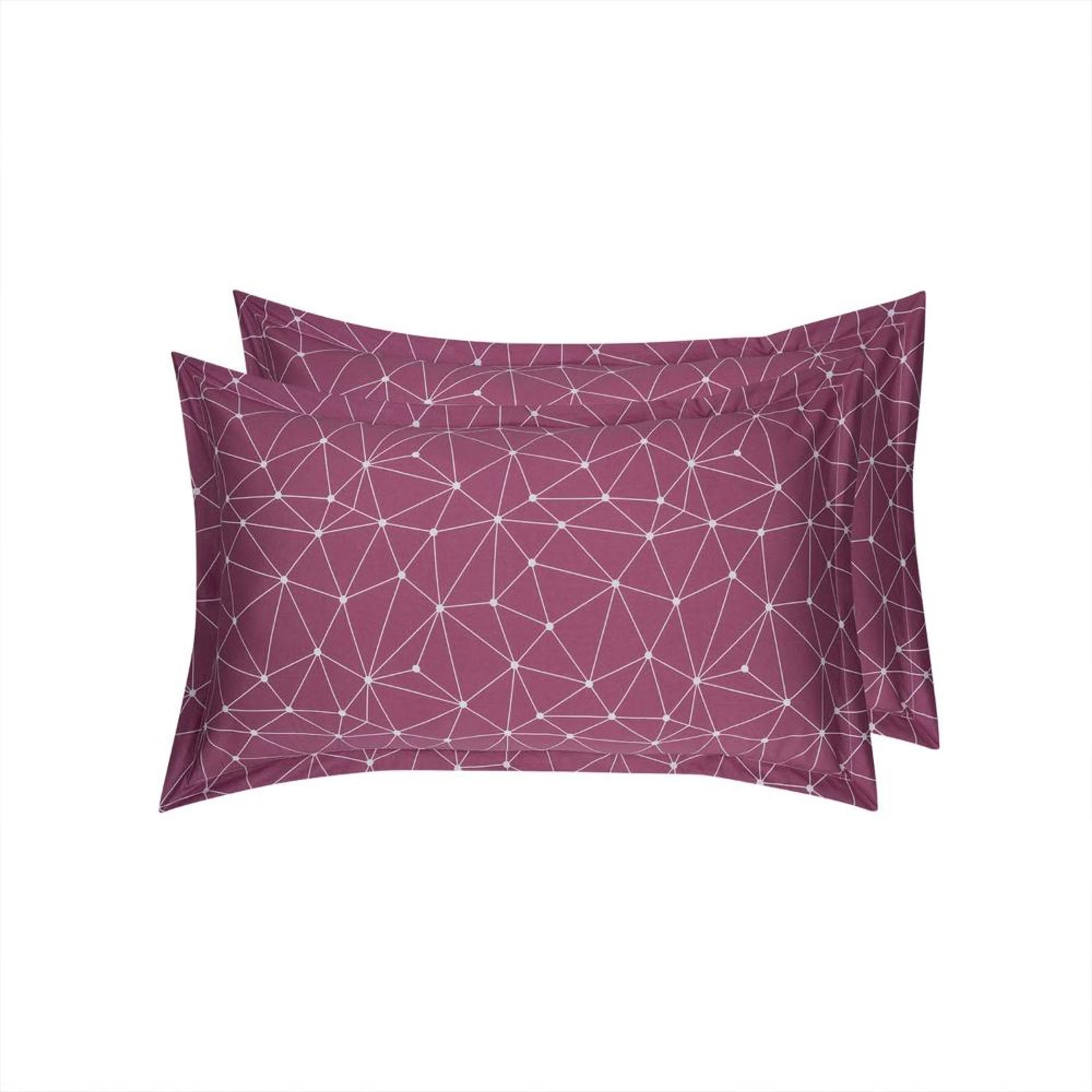 100% Cotton Pillow Cover | Standard Size 27x18 Inch | Set Of 2 | 160 TC | Paula Standard, Set of 2, Cotton, Paula