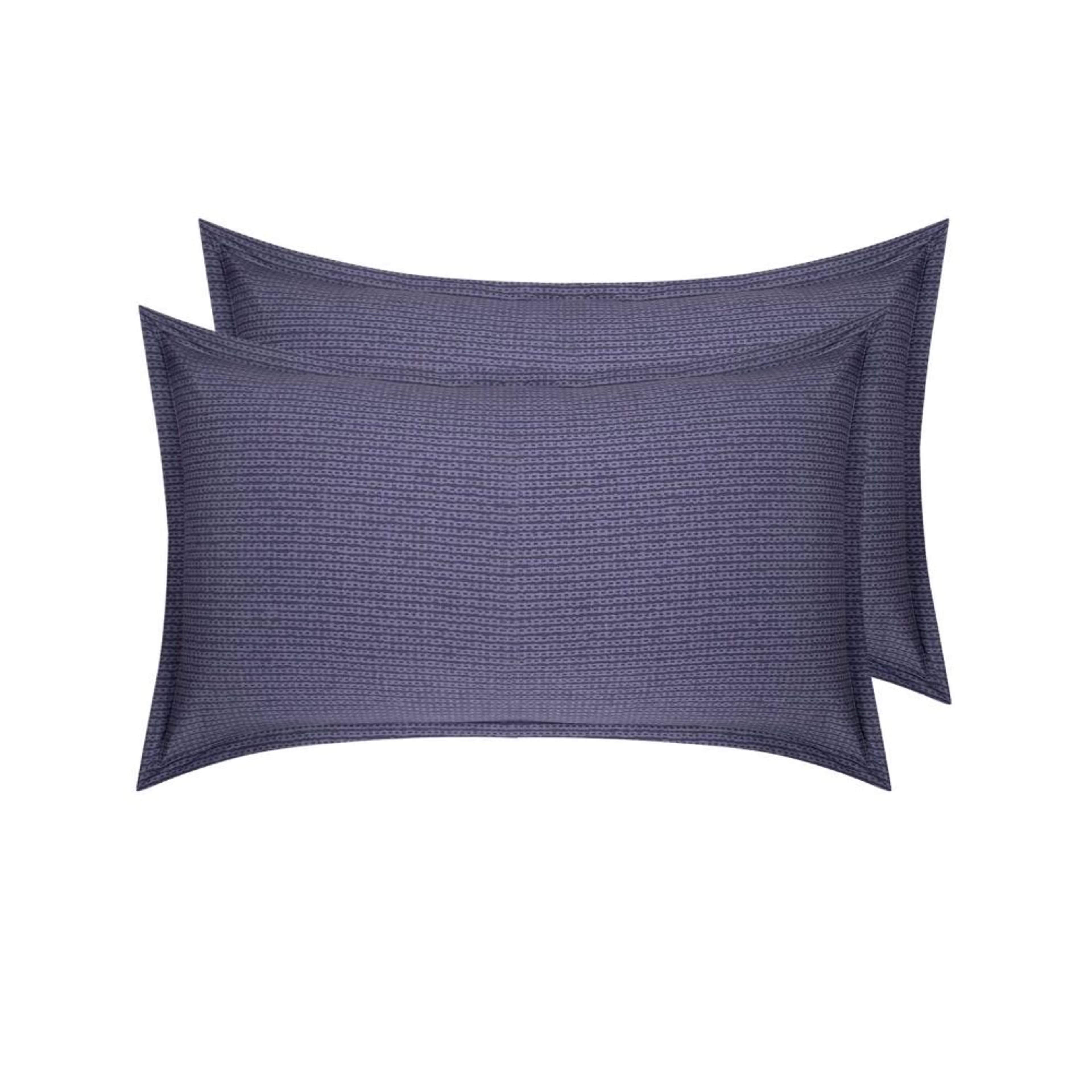 100% Cotton Pillow Cover | Standard Size 27x18 Inch | Set Of 2 | 160 TC | Ross Blue Standard, Set of 2, Cotton, Ross Blue