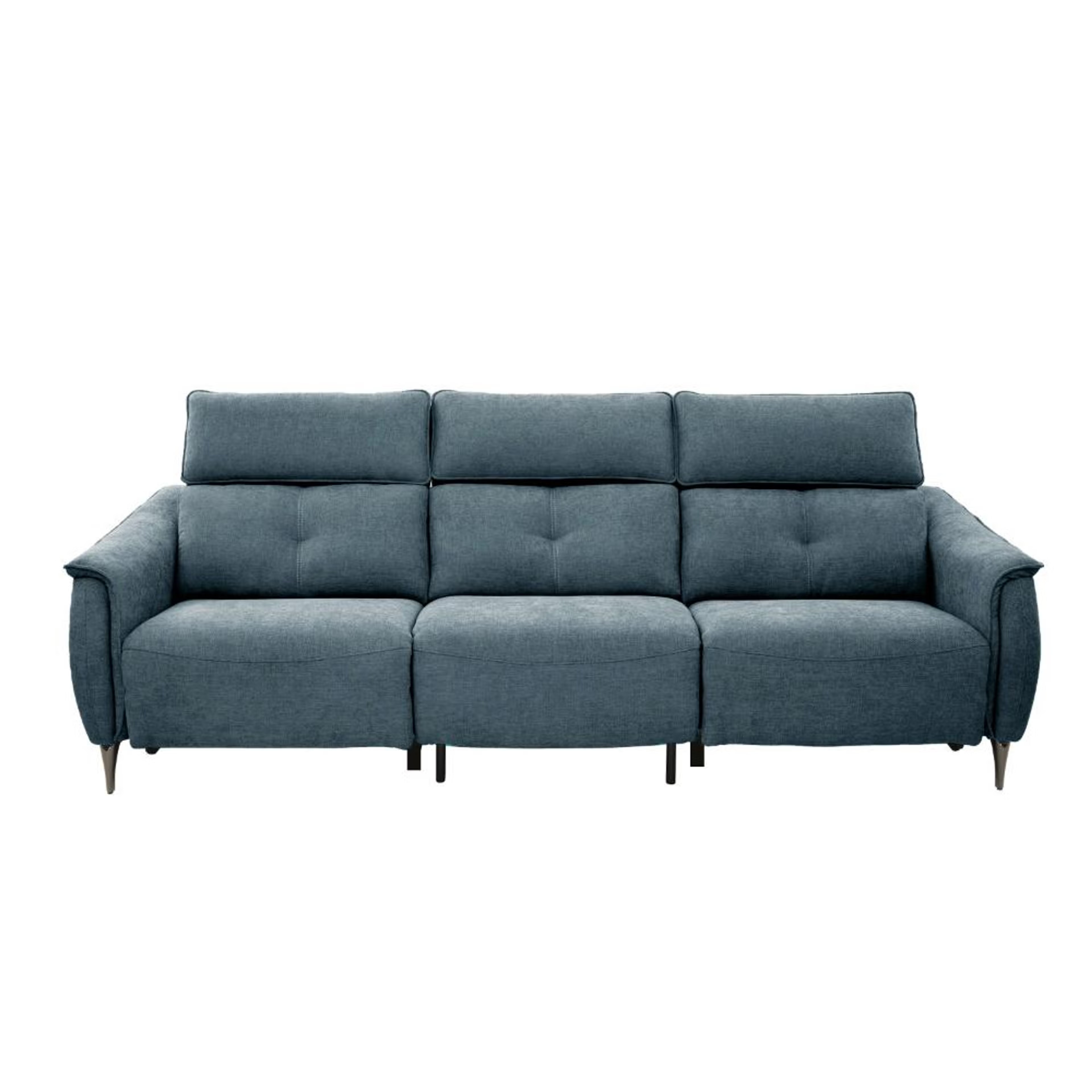 Home 44 Wakefit Curacao With Motion Sofa Set (3+2) Seater Regular, With Motion, Set (3+2), Blue