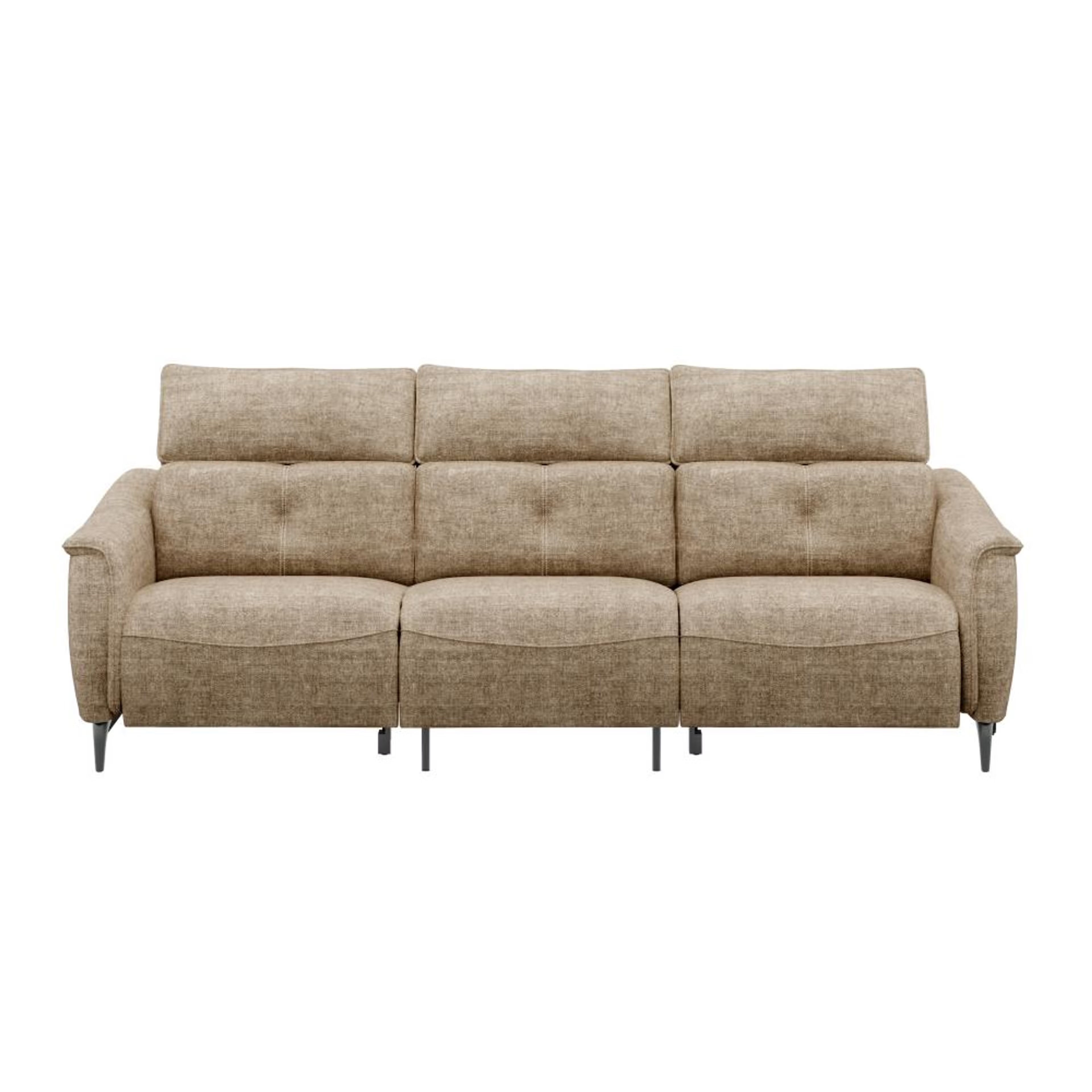 Wakefit Curacao Sofa With Motion - Three Seater Regular, With Motion, Three Seater, Taupe