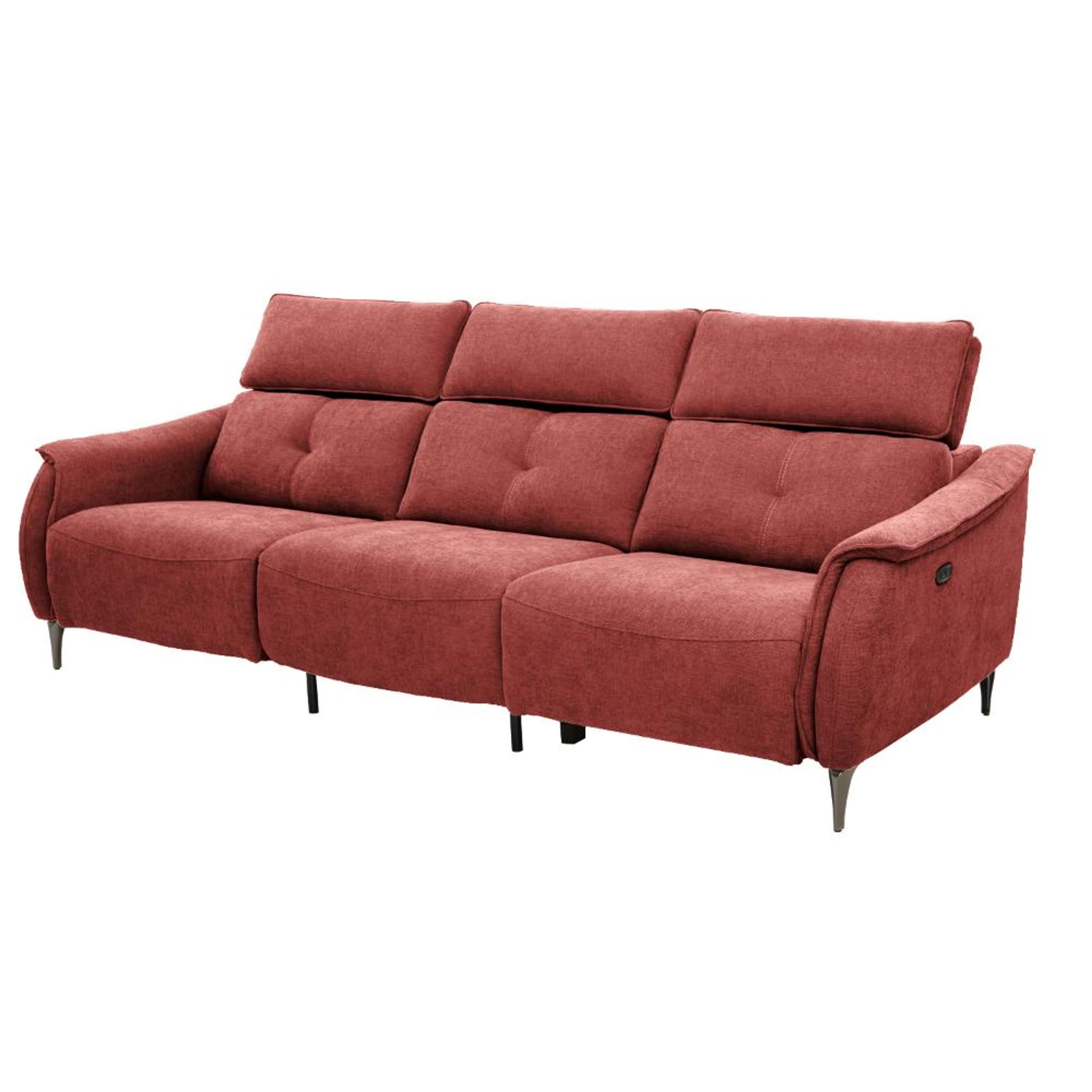 Wakefit Curacao Sofa With Motion - Three Seater Regular, With Motion, Three Seater with Right Motion, Maroon 4 Wakefit Curacao Sofa With Motion - Three Seater Regular, With Motion, Three Seater with Right Motion, Maroon