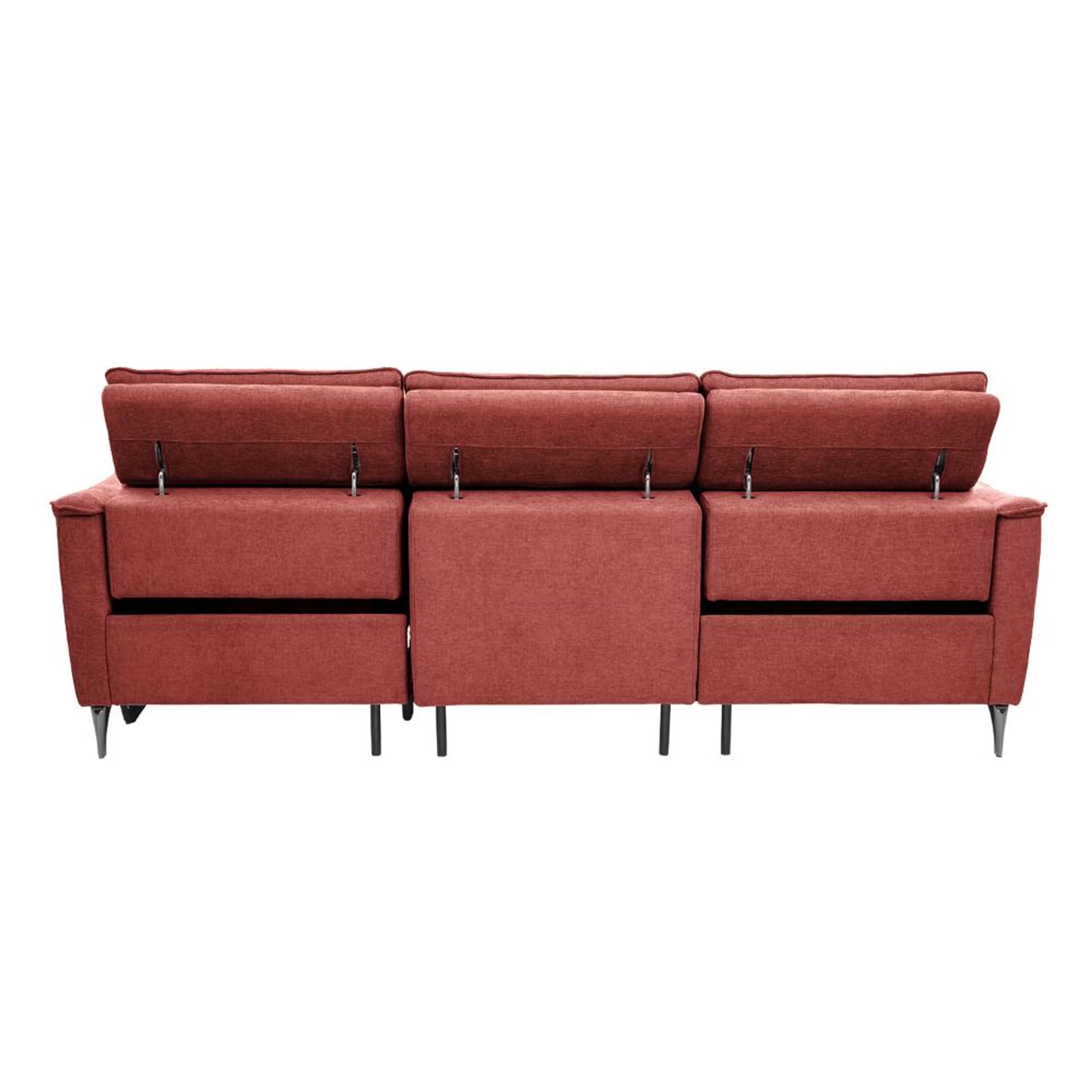 Wakefit Curacao Sofa With Motion - Three Seater Regular, With Motion, Three Seater with Right Motion, Maroon 7 Wakefit Curacao Sofa With Motion - Three Seater Regular, With Motion, Three Seater with Right Motion, Maroon
