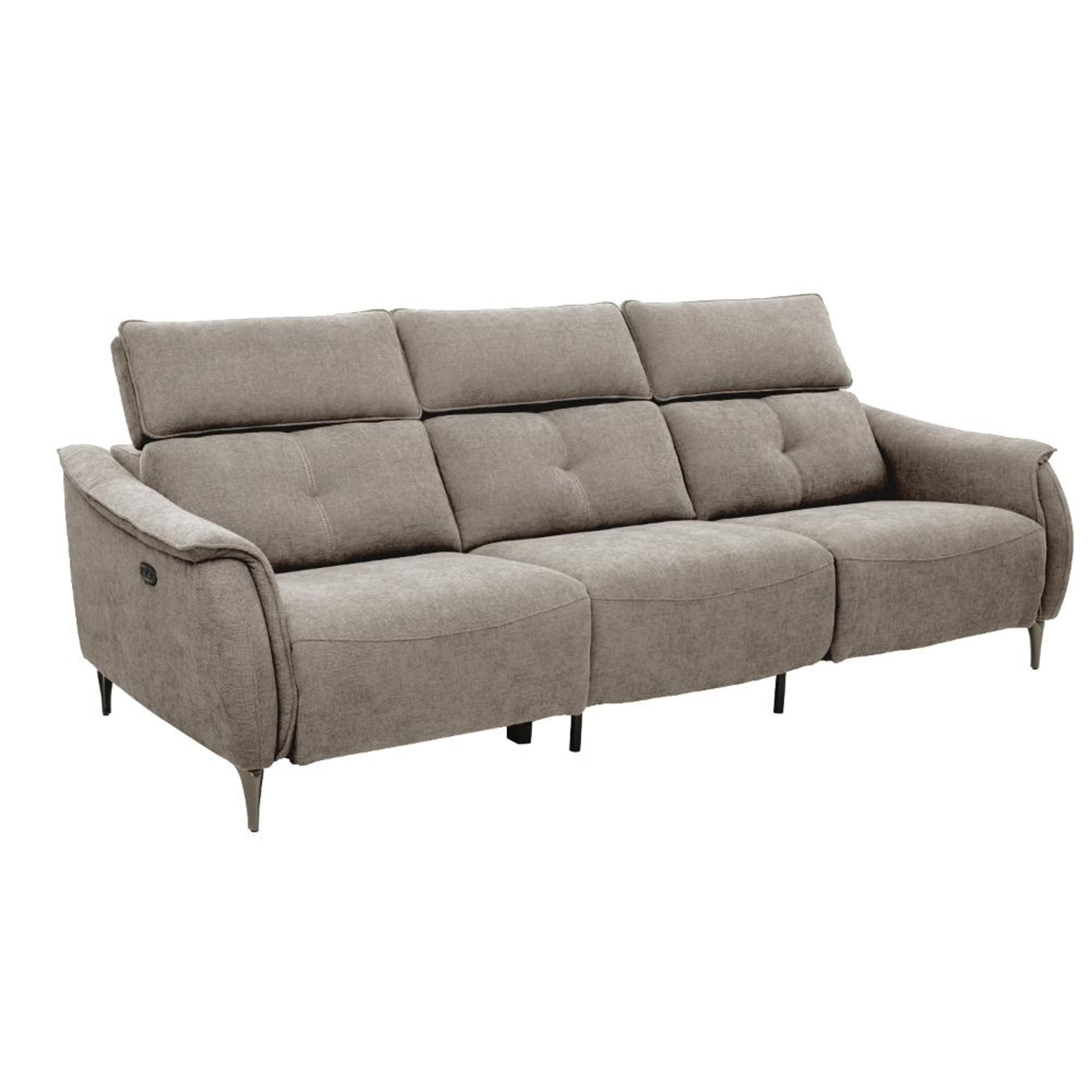 Wakefit Curacao Sofa With Motion - Three Seater Regular, With Motion, Three Seater with Left Motion, Taupe 5 Wakefit Curacao Sofa With Motion - Three Seater Regular, With Motion, Three Seater with Left Motion, Taupe