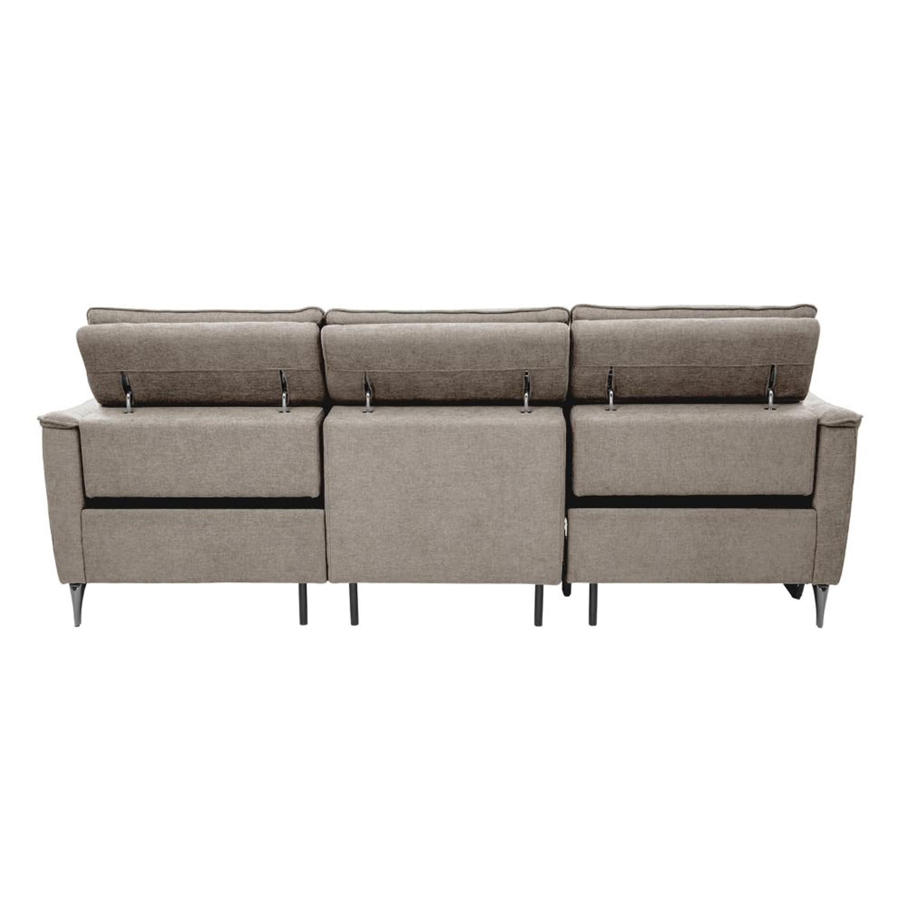 Wakefit Curacao Sofa With Motion - Three Seater Regular, With Motion, Three Seater with Left Motion, Taupe 7 Wakefit Curacao Sofa With Motion - Three Seater Regular, With Motion, Three Seater with Left Motion, Taupe