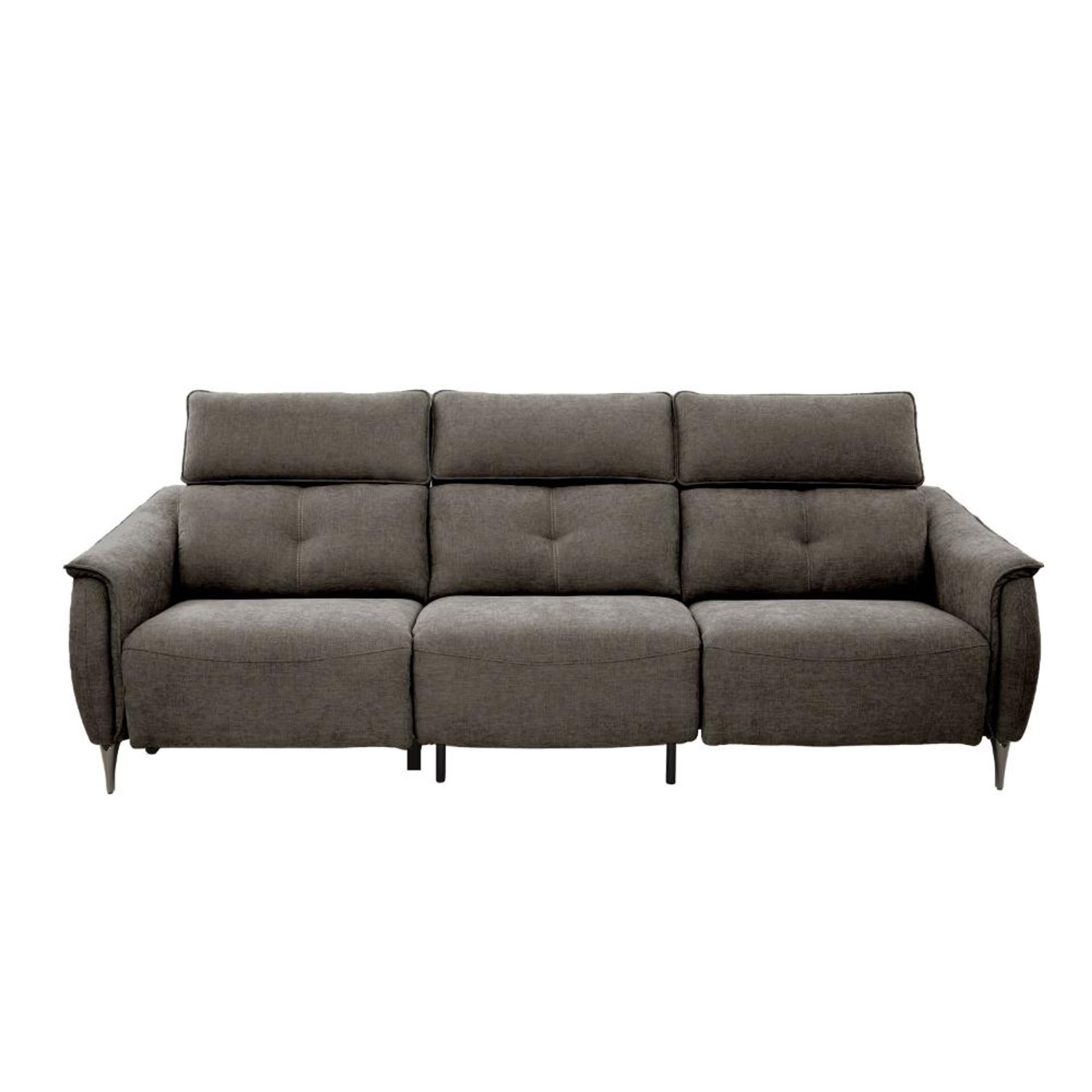 Wakefit Curacao Sofa With Motion - Three Seater Regular, With Motion, Three Seater with Left Motion, Brown