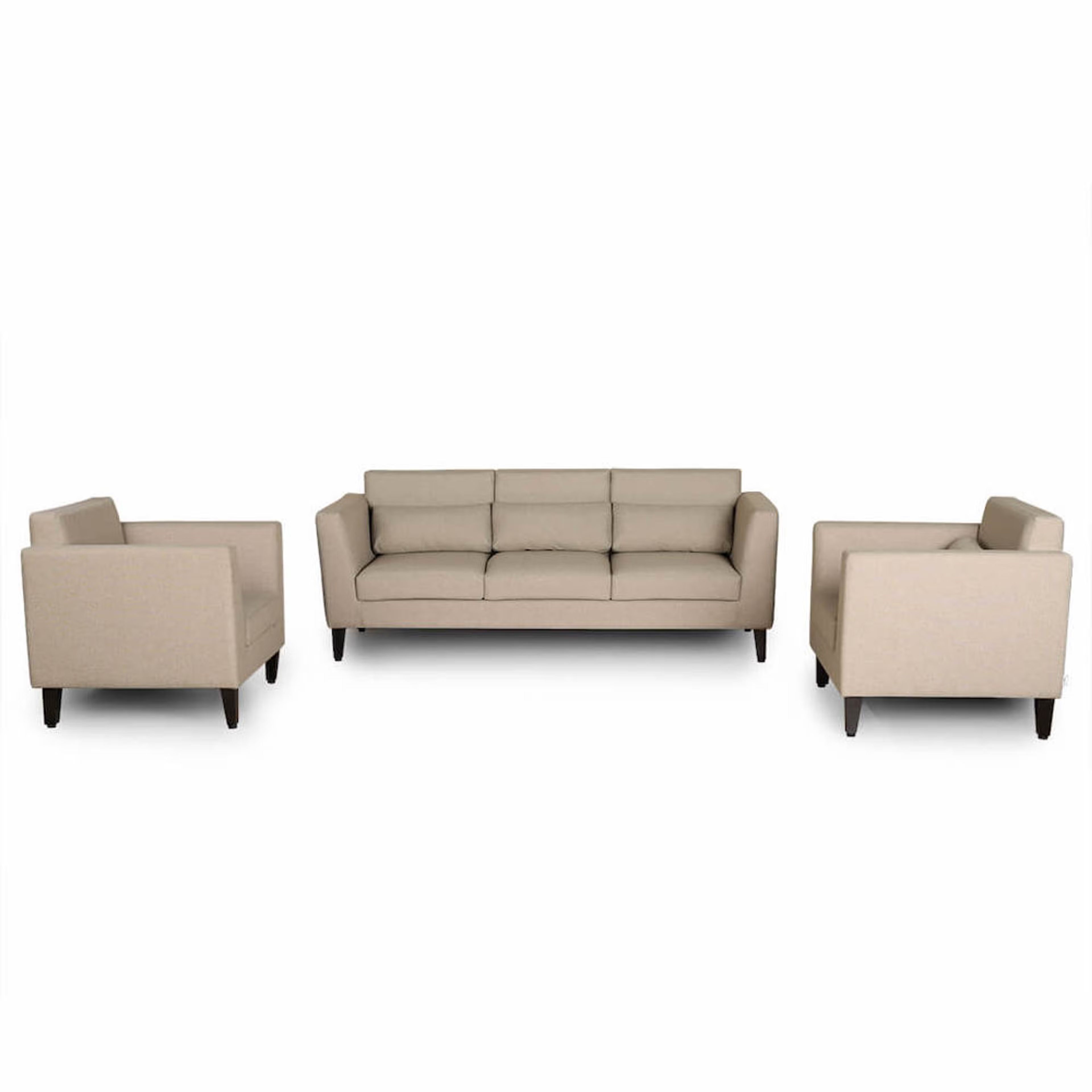 Wakefit SnoozePro Sofa Set (3+1+1) Regular, 3 Seater + 1 Seater + 1 Seater, Omega Pearl 4 Wakefit SnoozePro Sofa Set (3+1+1) Regular, 3 Seater + 1 Seater + 1 Seater, Omega Pearl
