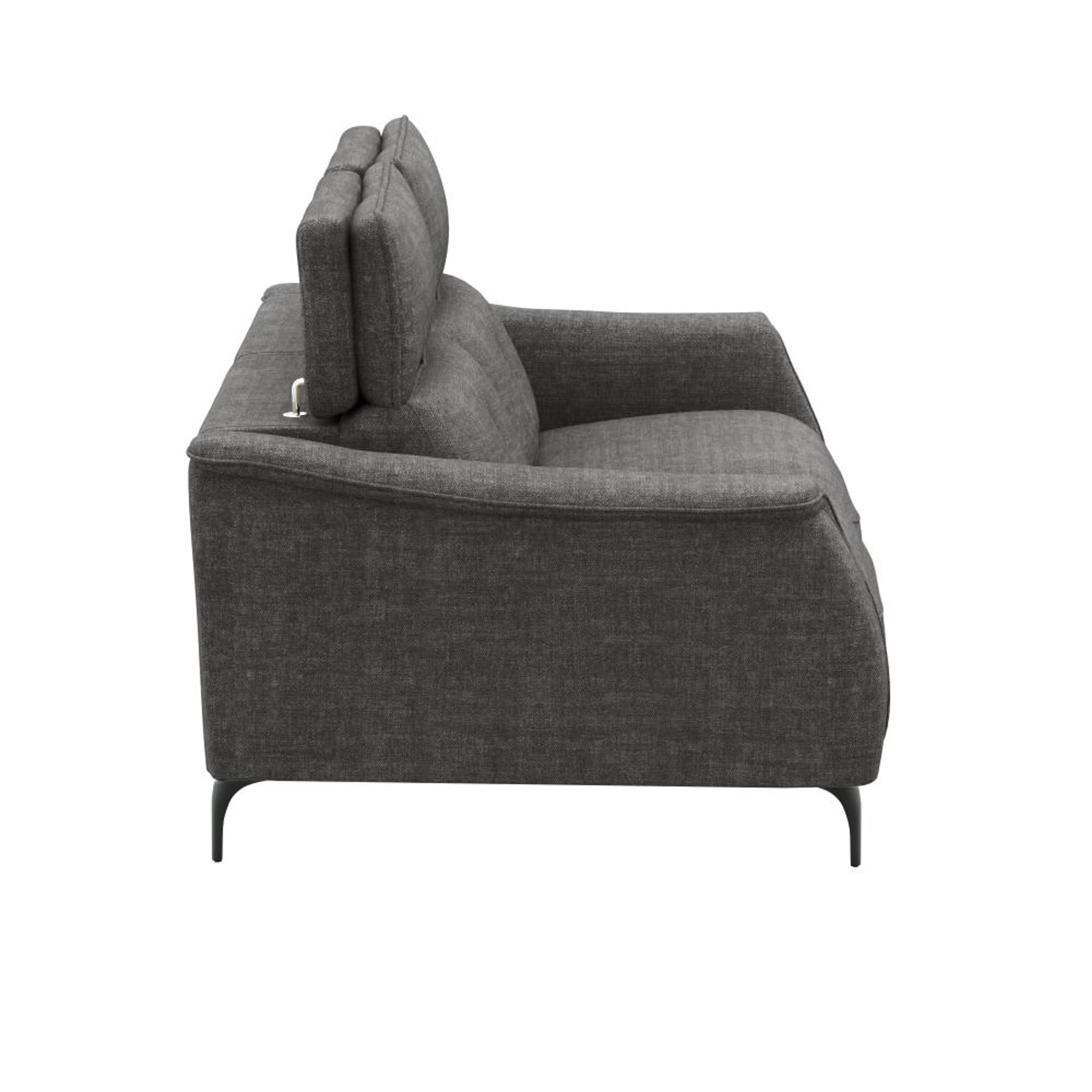 Wakefit Curacao Sofa With Motion - Two Seater Regular, With Motion, Two Seater with Right Motion, Graphite 6 Wakefit Curacao Sofa With Motion - Two Seater Regular, With Motion, Two Seater with Right Motion, Graphite