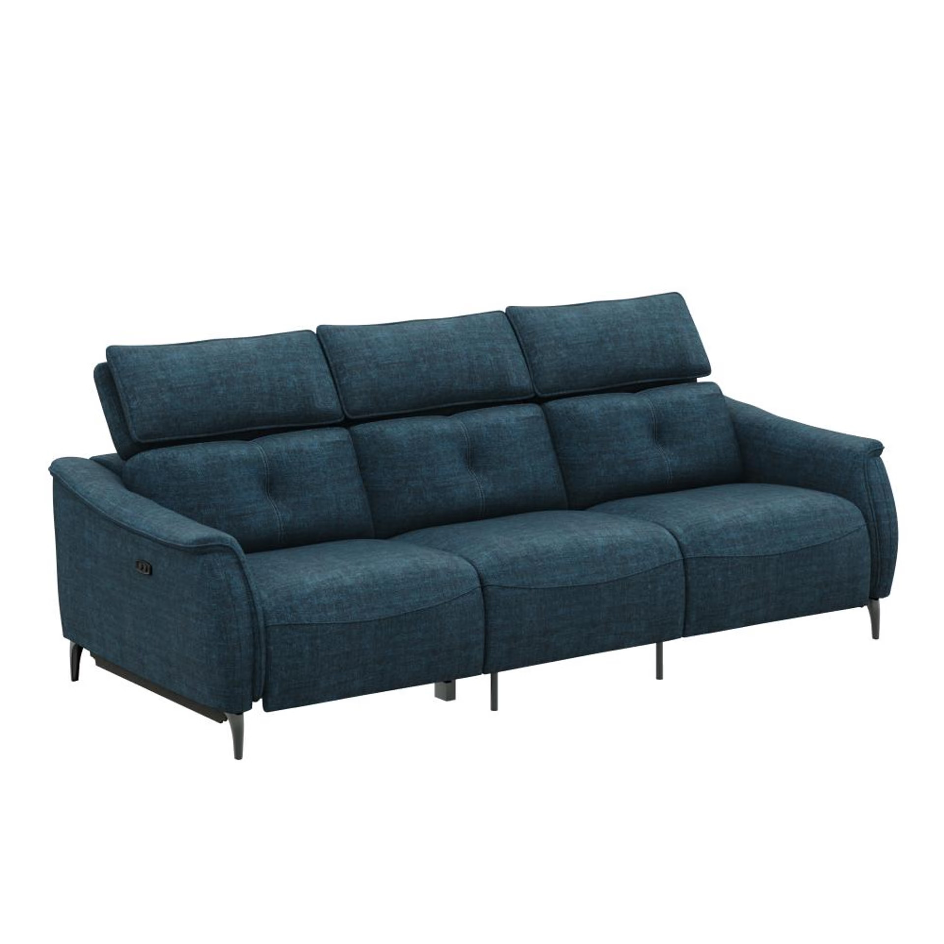 Wakefit Curacao Sofa With Motion - Three Seater Regular, With Motion, Three Seater with Left Motion, Deep Ocean 3 Wakefit Curacao Sofa With Motion - Three Seater Regular, With Motion, Three Seater with Left Motion, Deep Ocean