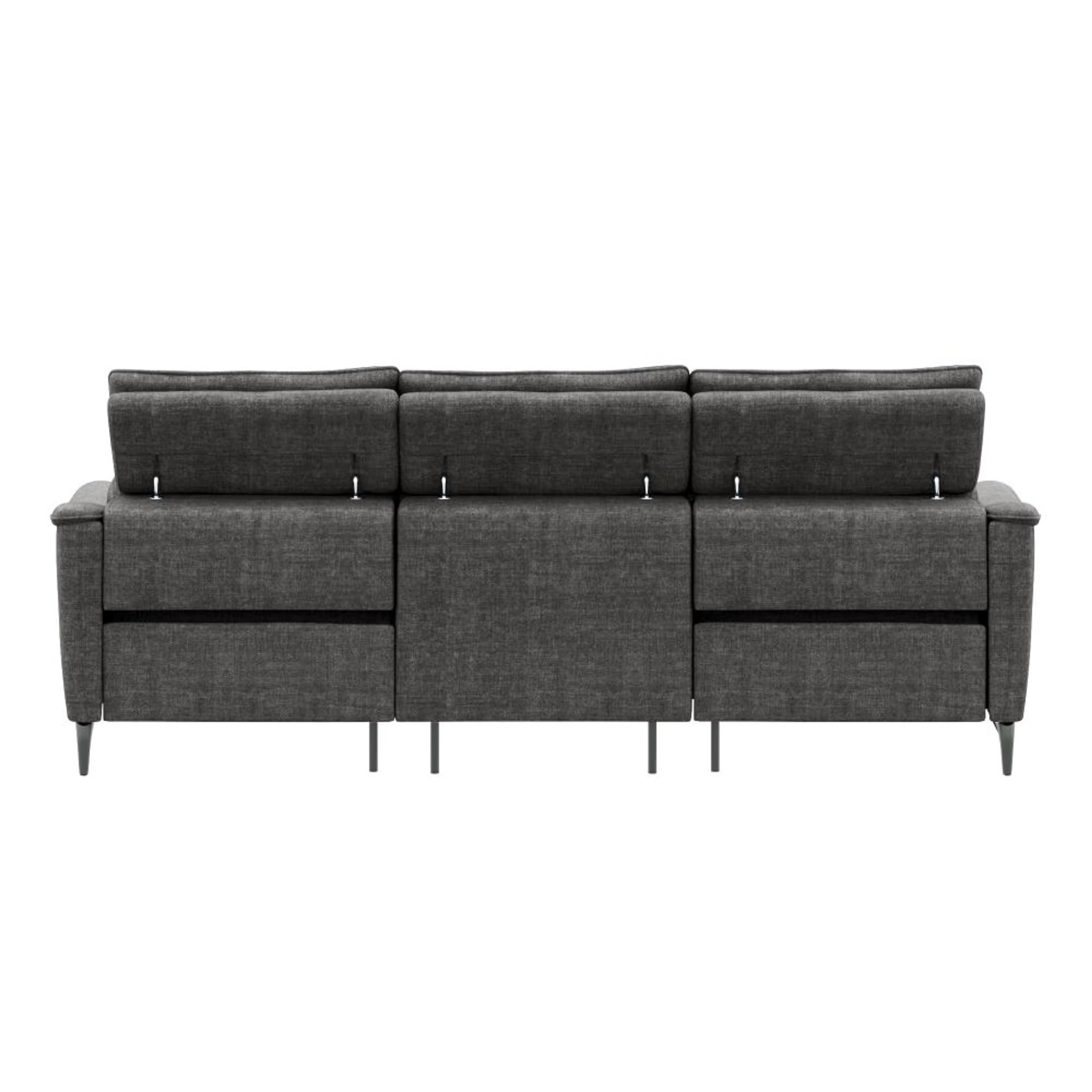 Wakefit Curacao Sofa With Motion - Three Seater Regular, With Motion, Three Seater with Left Motion, Graphite 7 Wakefit Curacao Sofa With Motion - Three Seater Regular, With Motion, Three Seater with Left Motion, Graphite