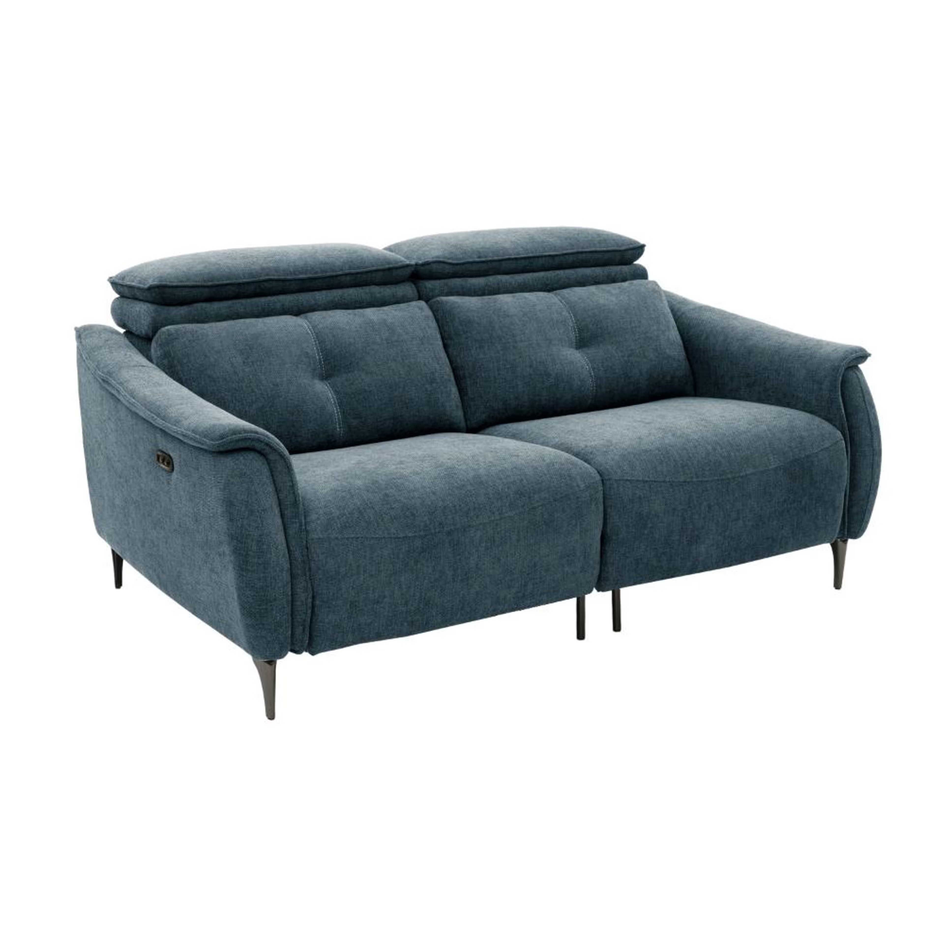 Wakefit Curacao Sofa Without Motion - Two Seater Regular, Without Motion, Two Seater, Blue
