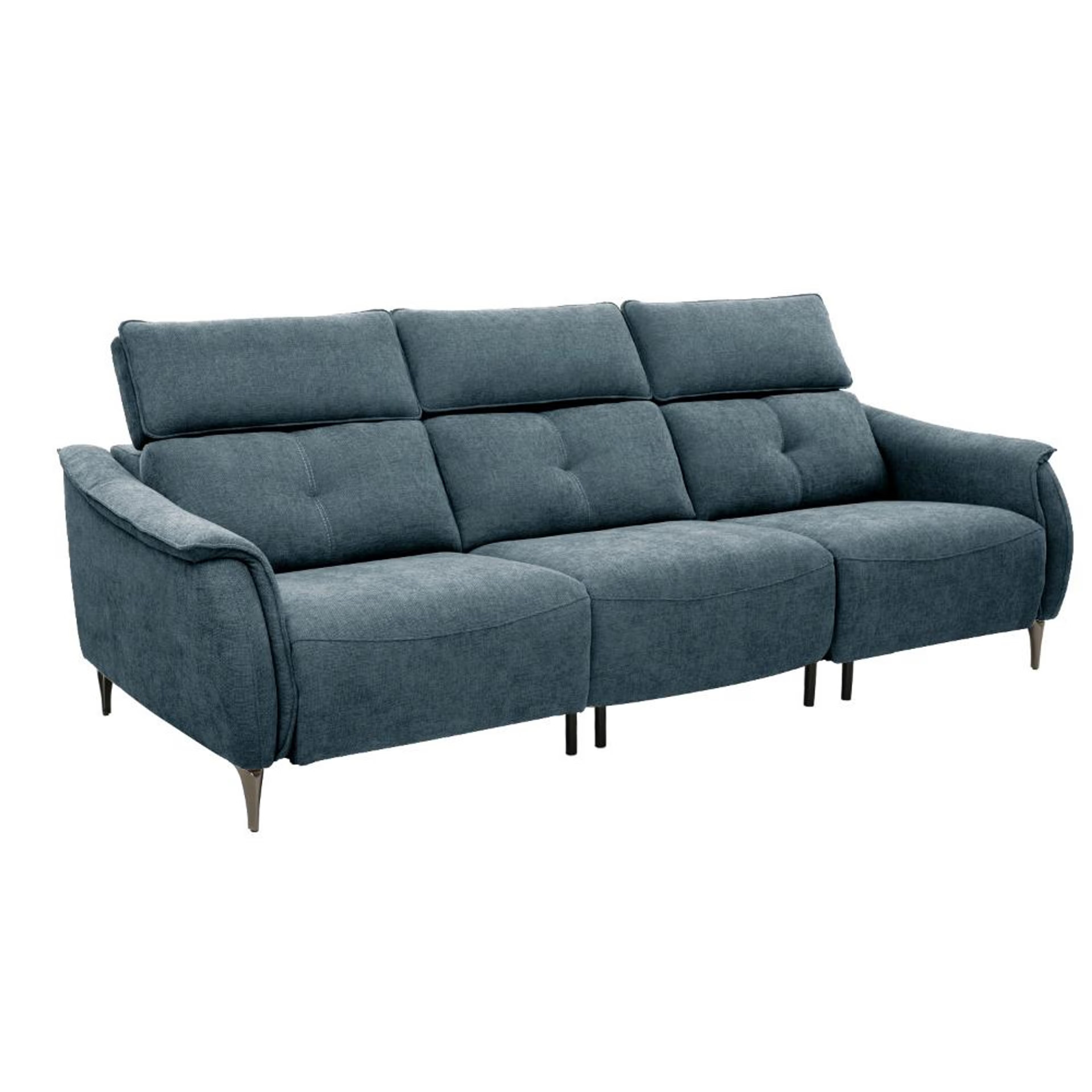 Wakefit Curacao Sofa Without Motion - Three Seater Regular, Without Motion, Three Seater, Blue 3 Wakefit Curacao Sofa Without Motion - Three Seater Regular, Without Motion, Three Seater, Blue