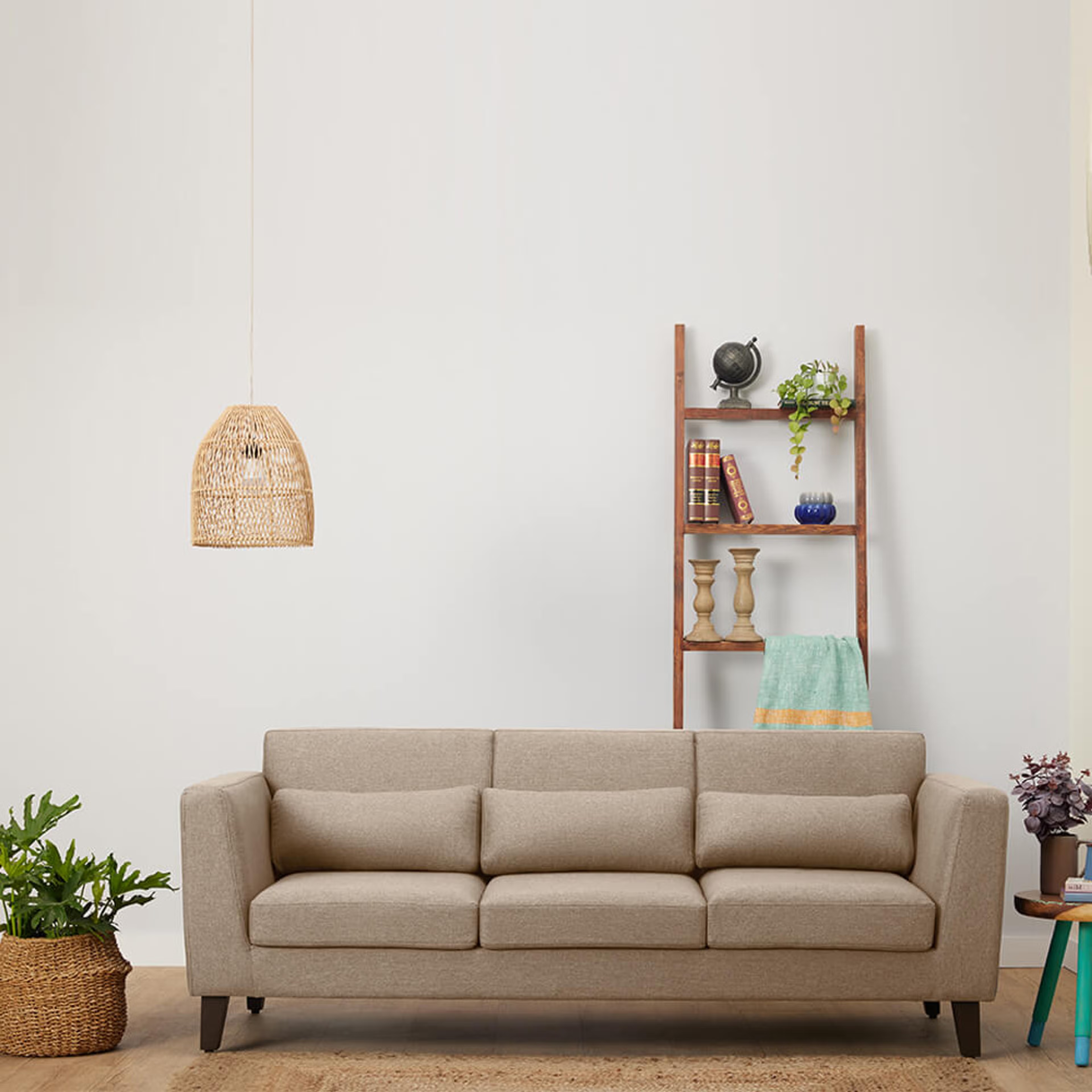 Home 34 Wakefit SnoozePro Sofa Set (3+2) Regular, 3 Seater + 2 Seater, Omega Pearl