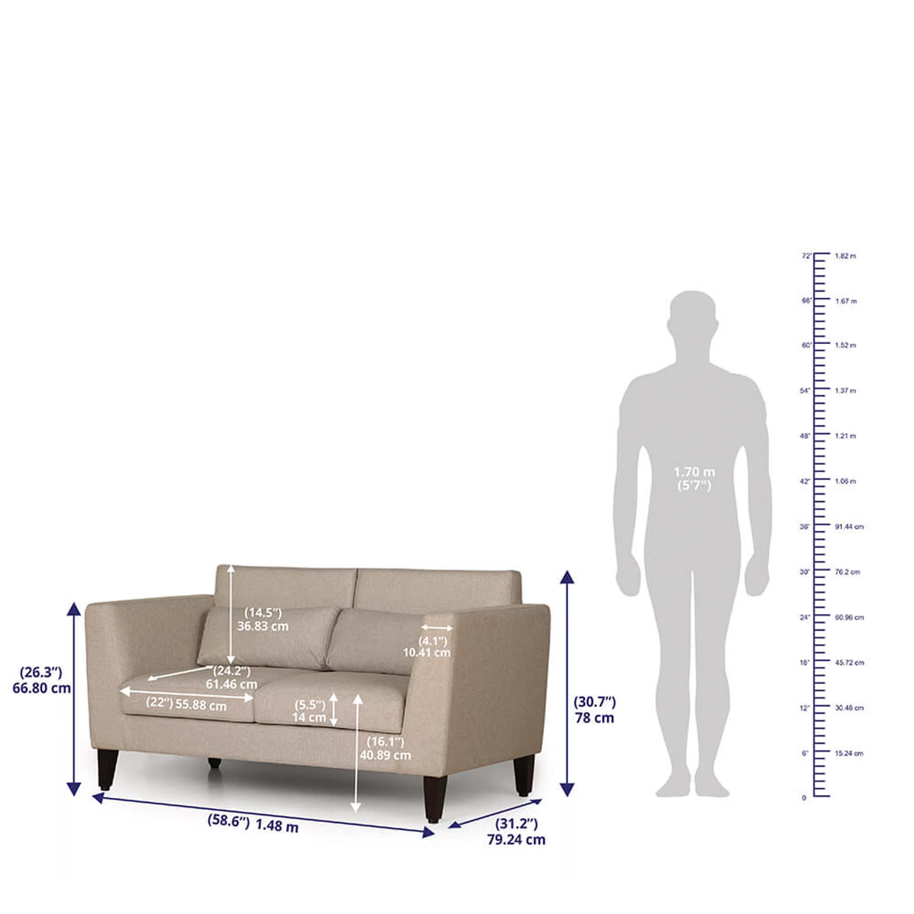 Wakefit SnoozePro Sofa Set (3+2) Regular, 3 Seater + 2 Seater, Omega Pearl 11 Wakefit SnoozePro Sofa Set (3+2) Regular, 3 Seater + 2 Seater, Omega Pearl