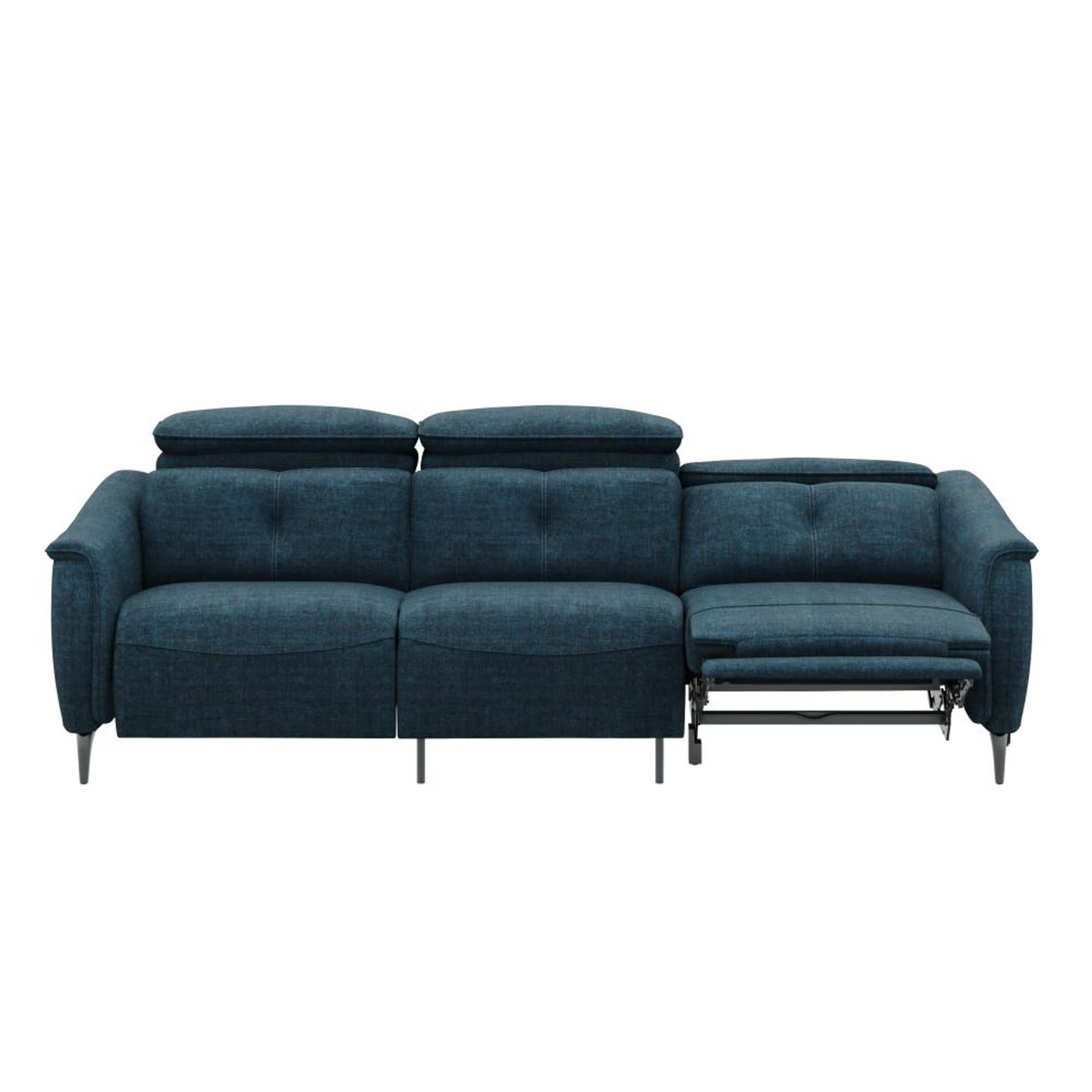 Wakefit Curacao With Motion Sofa Set (3+2) Seater Regular, With Motion, Set (3 Right + 2 Left Seater), Deep Ocean