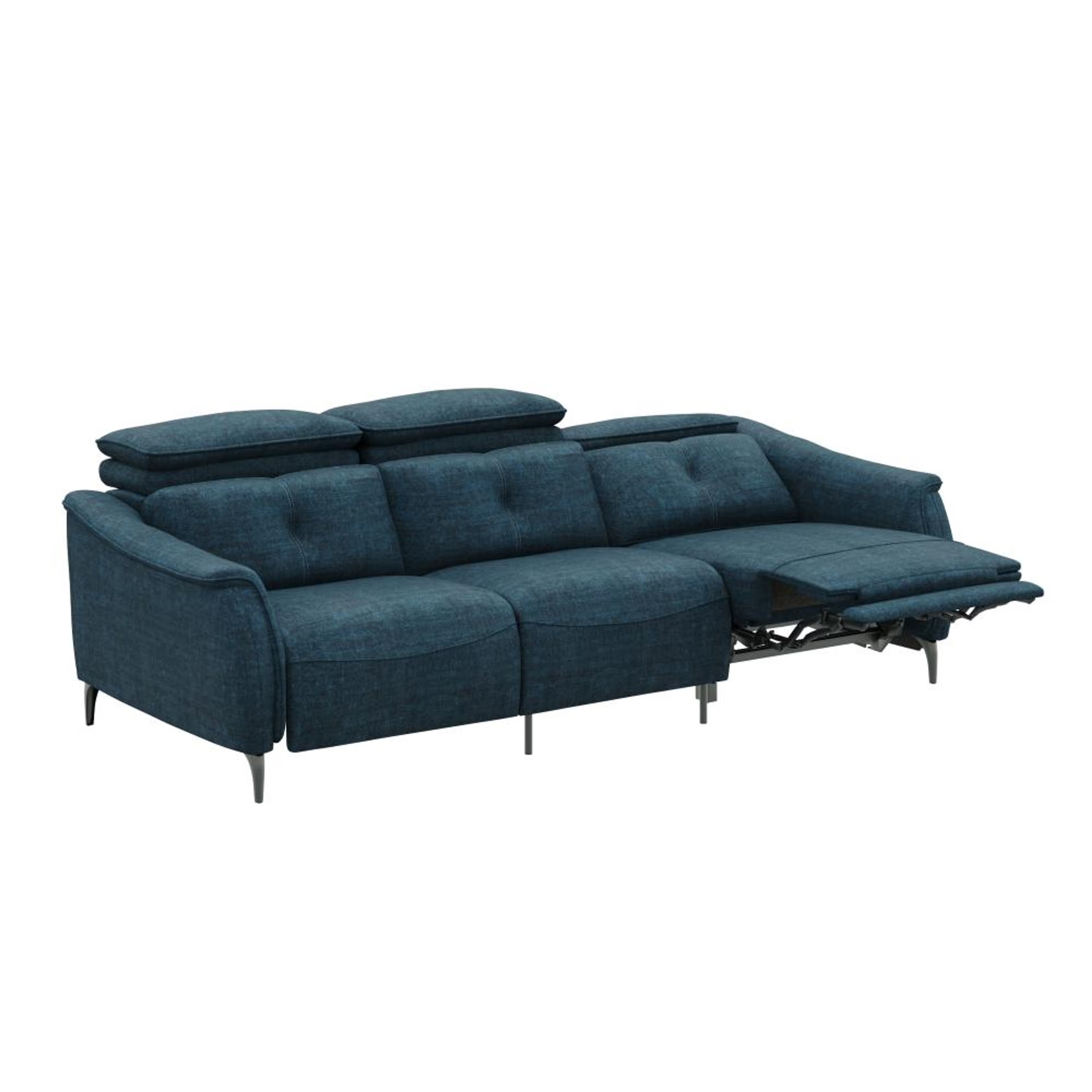 Wakefit Curacao With Motion Sofa Set (3+2) Seater Regular, With Motion, Set (3 Right + 2 Left Seater), Deep Ocean 6 Wakefit Curacao With Motion Sofa Set (3+2) Seater Regular, With Motion, Set (3 Right + 2 Left Seater), Deep Ocean