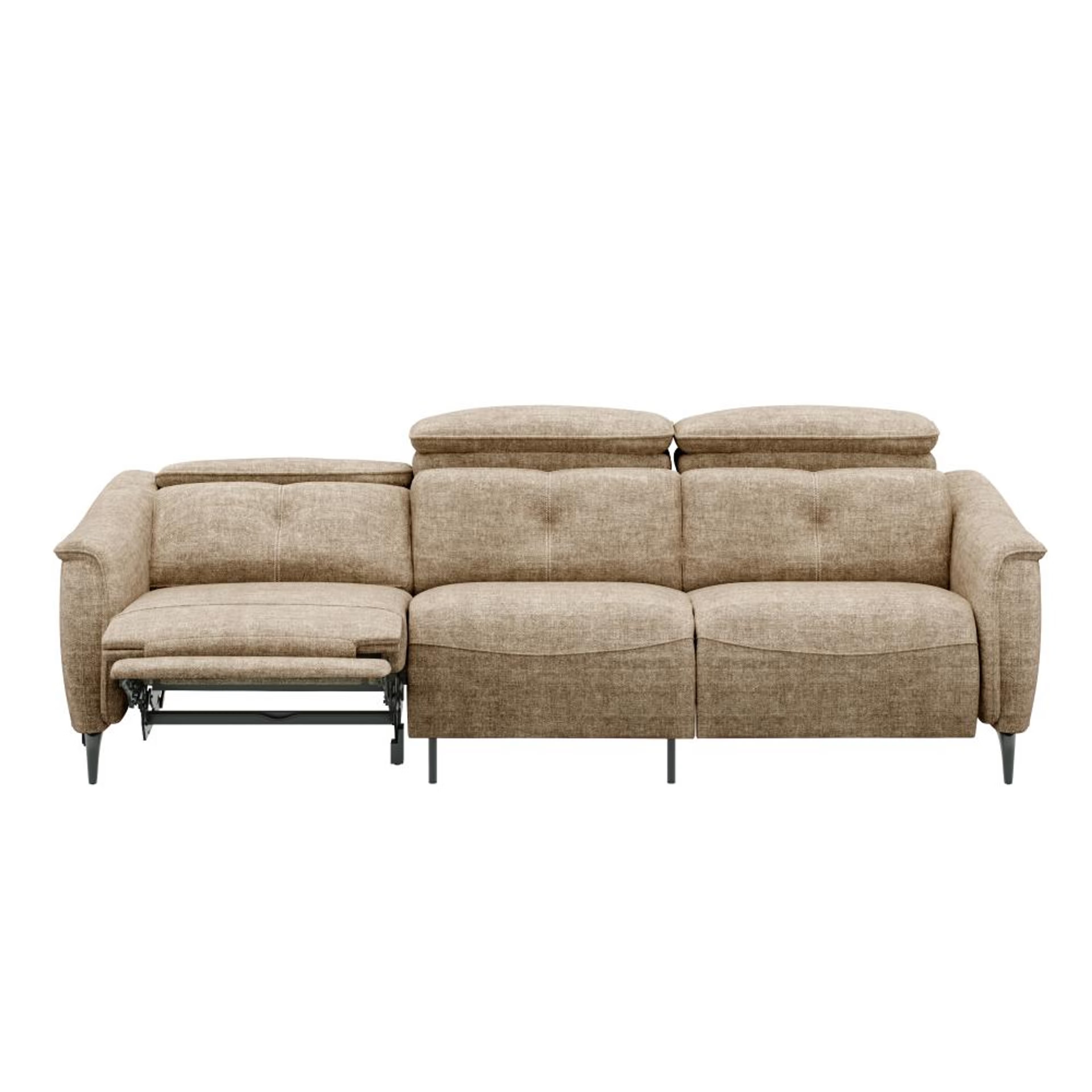Wakefit Curacao With Motion Sofa Set (3+2) Seater Regular, With Motion, Set (3 Left + 2 Right Seater), Taupe
