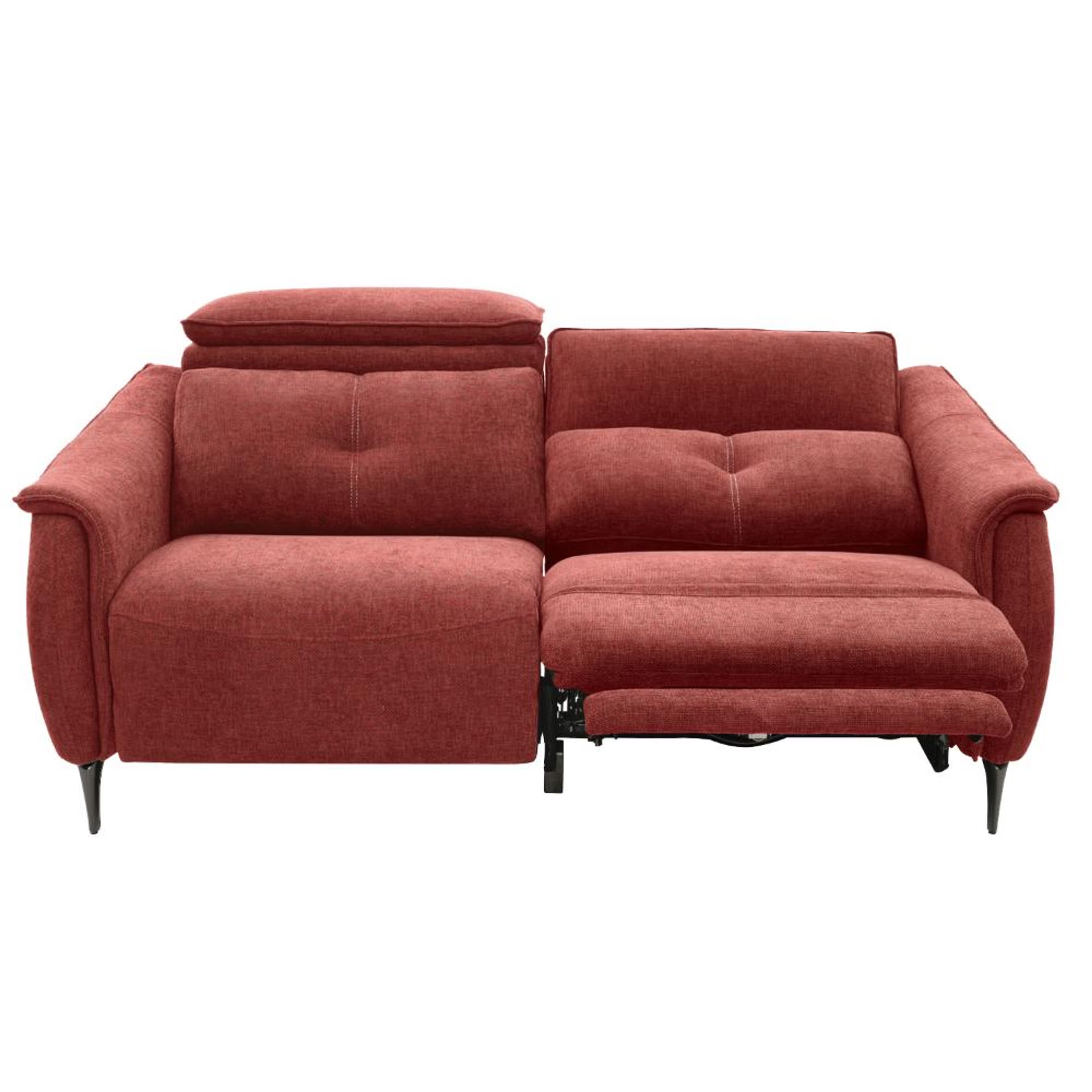 Wakefit Curacao Sofa With Motion - Two Seater Regular, With Motion, Two Seater with Right Motion, Maroon