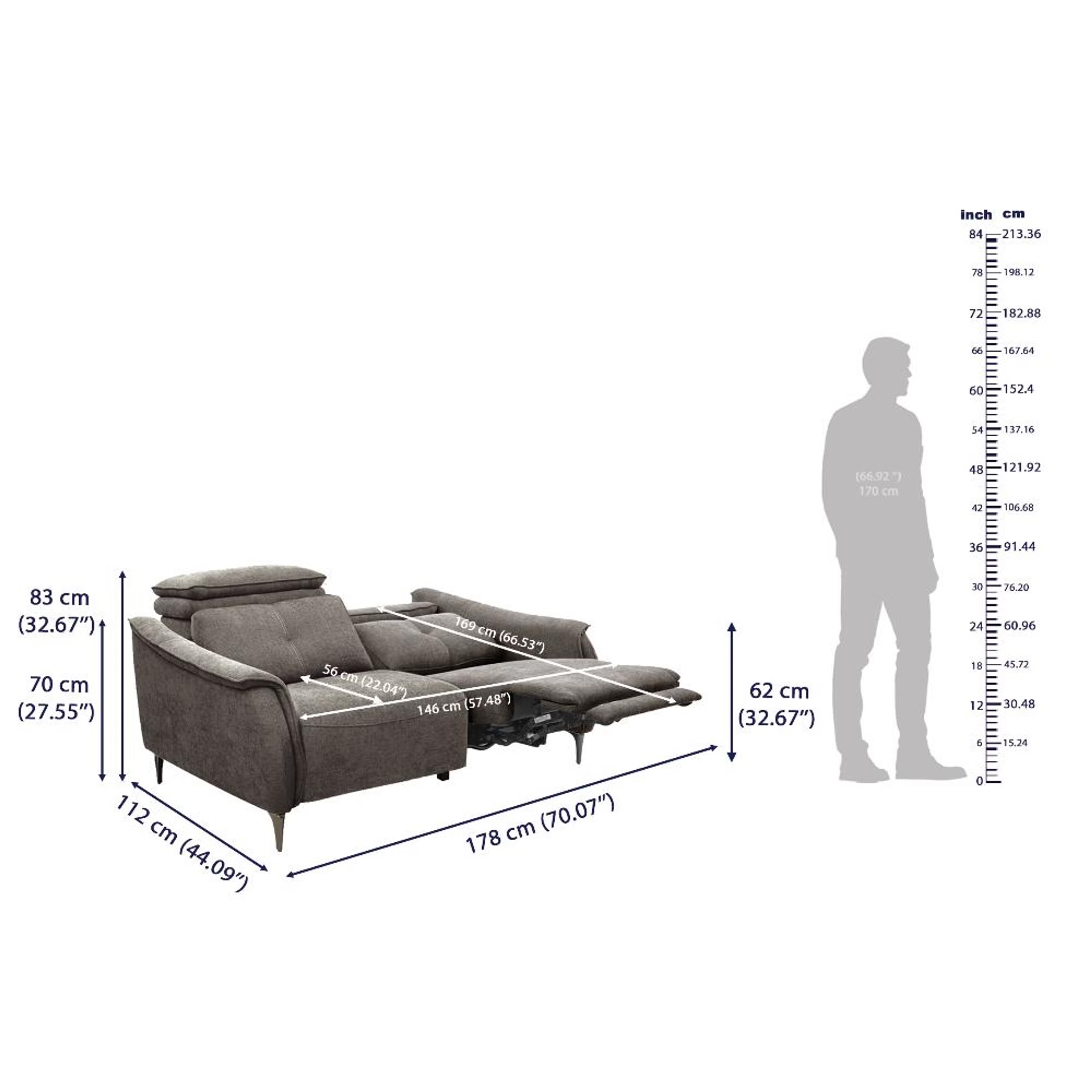 Wakefit Curacao With Motion Sofa Set (3+2) Seater Regular, With Motion, Set (3 Left + 2 Right Seater), Grey 10 Wakefit Curacao With Motion Sofa Set (3+2) Seater Regular, With Motion, Set (3 Left + 2 Right Seater), Grey