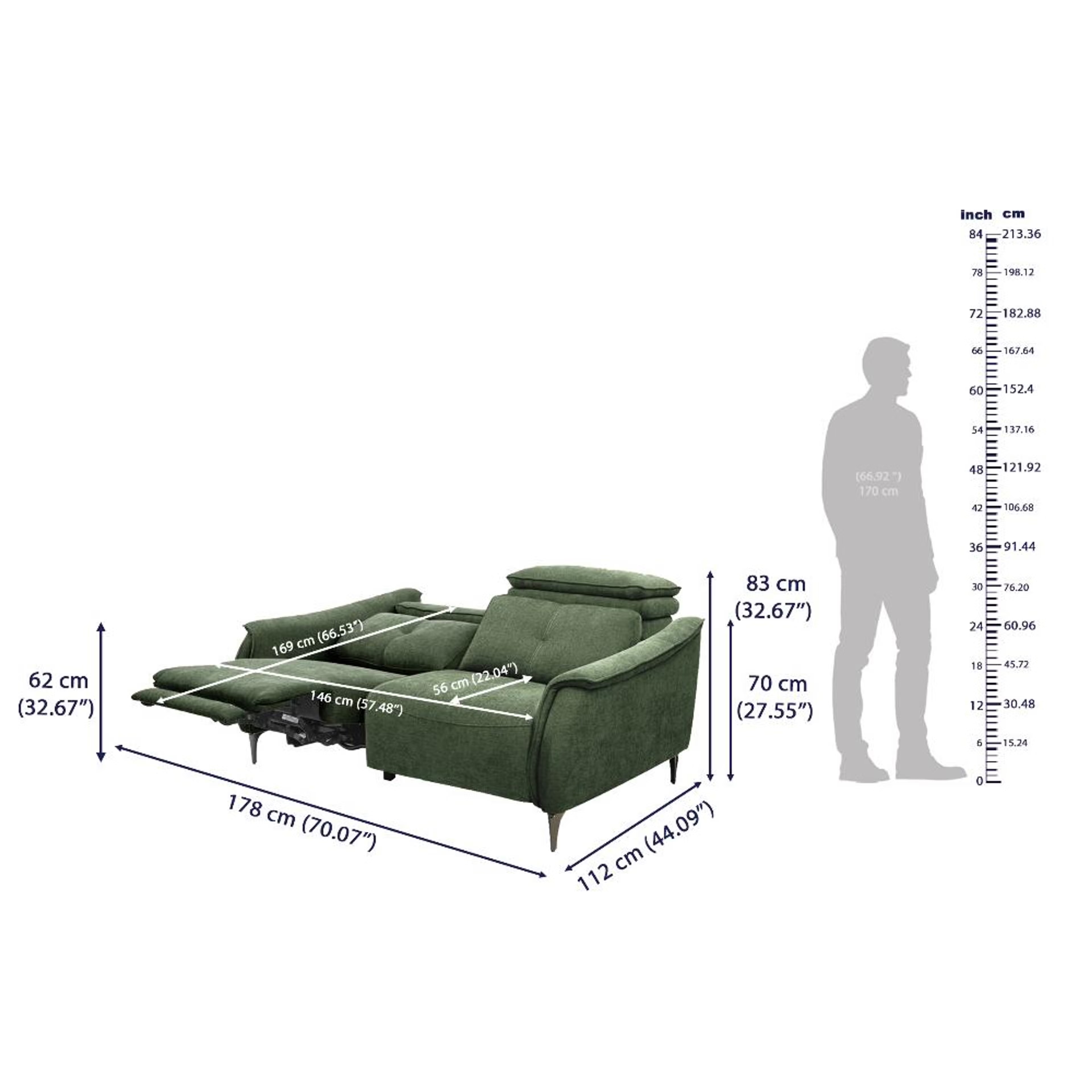 Wakefit Curacao With Motion Sofa Set (3+2) Seater Regular, With Motion, Set (3+2 Left Motion), Green 10 Wakefit Curacao With Motion Sofa Set (3+2) Seater Regular, With Motion, Set (3+2 Left Motion), Green
