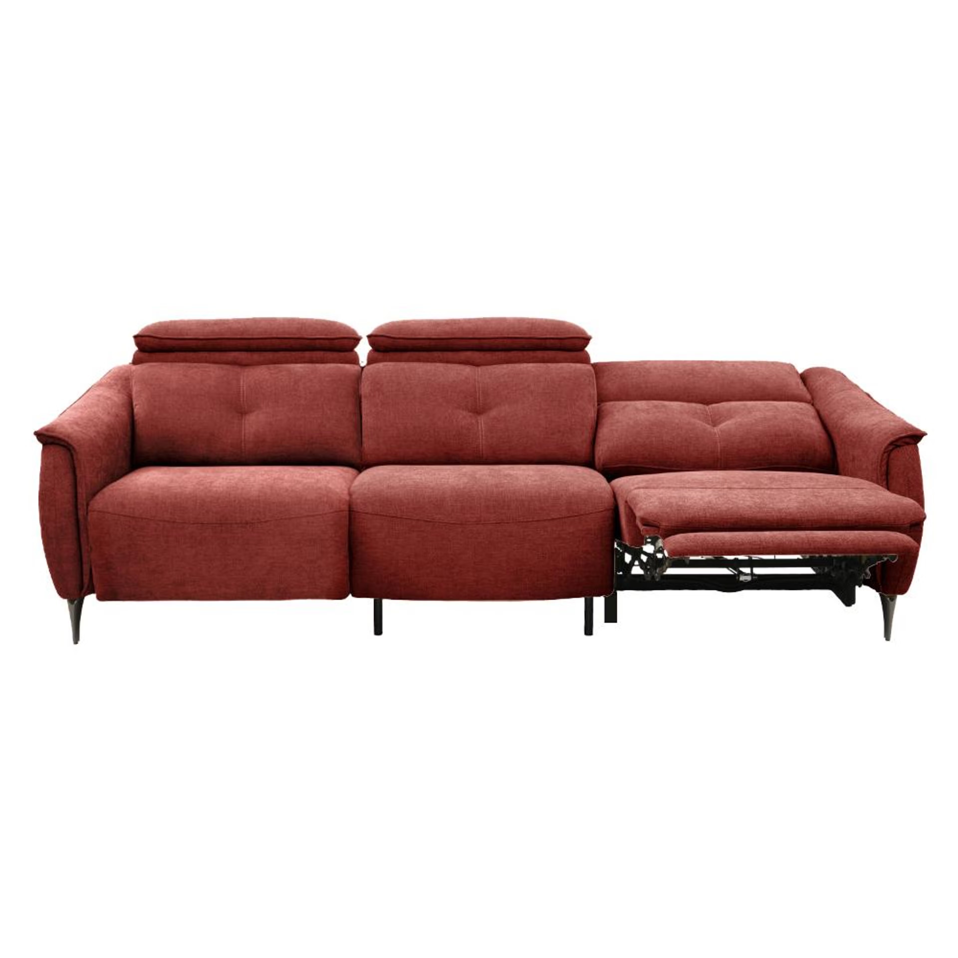 Home 27 Wakefit Curacao With Motion Sofa Set (3+2) Seater Regular, With Motion, Set (3 Right + 2 Left Seater), Maroon