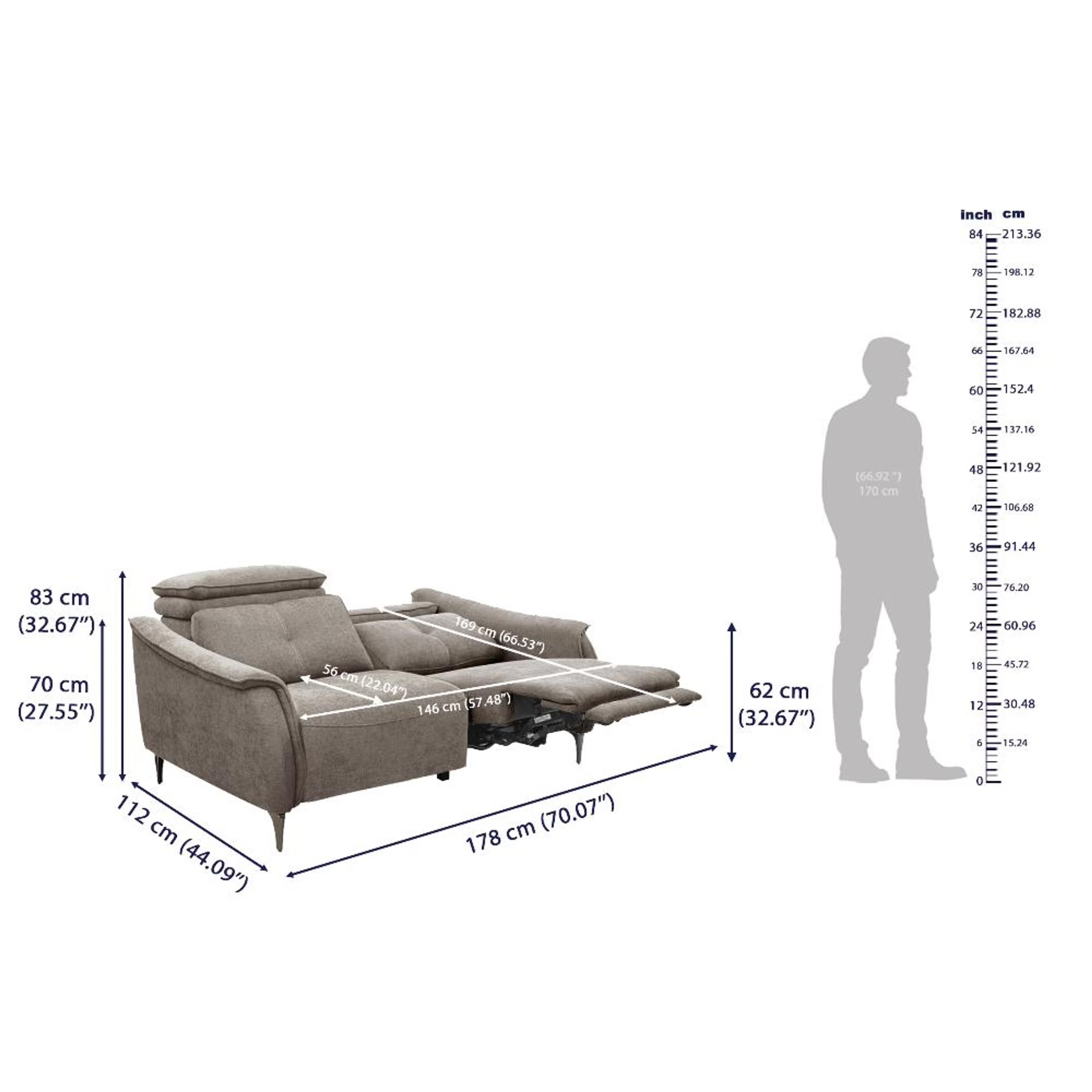 Wakefit Curacao With Motion Sofa Set (3+2) Seater Regular, With Motion, Set (3 Left + 2 Right Seater), Taupe 10 Wakefit Curacao With Motion Sofa Set (3+2) Seater Regular, With Motion, Set (3 Left + 2 Right Seater), Taupe