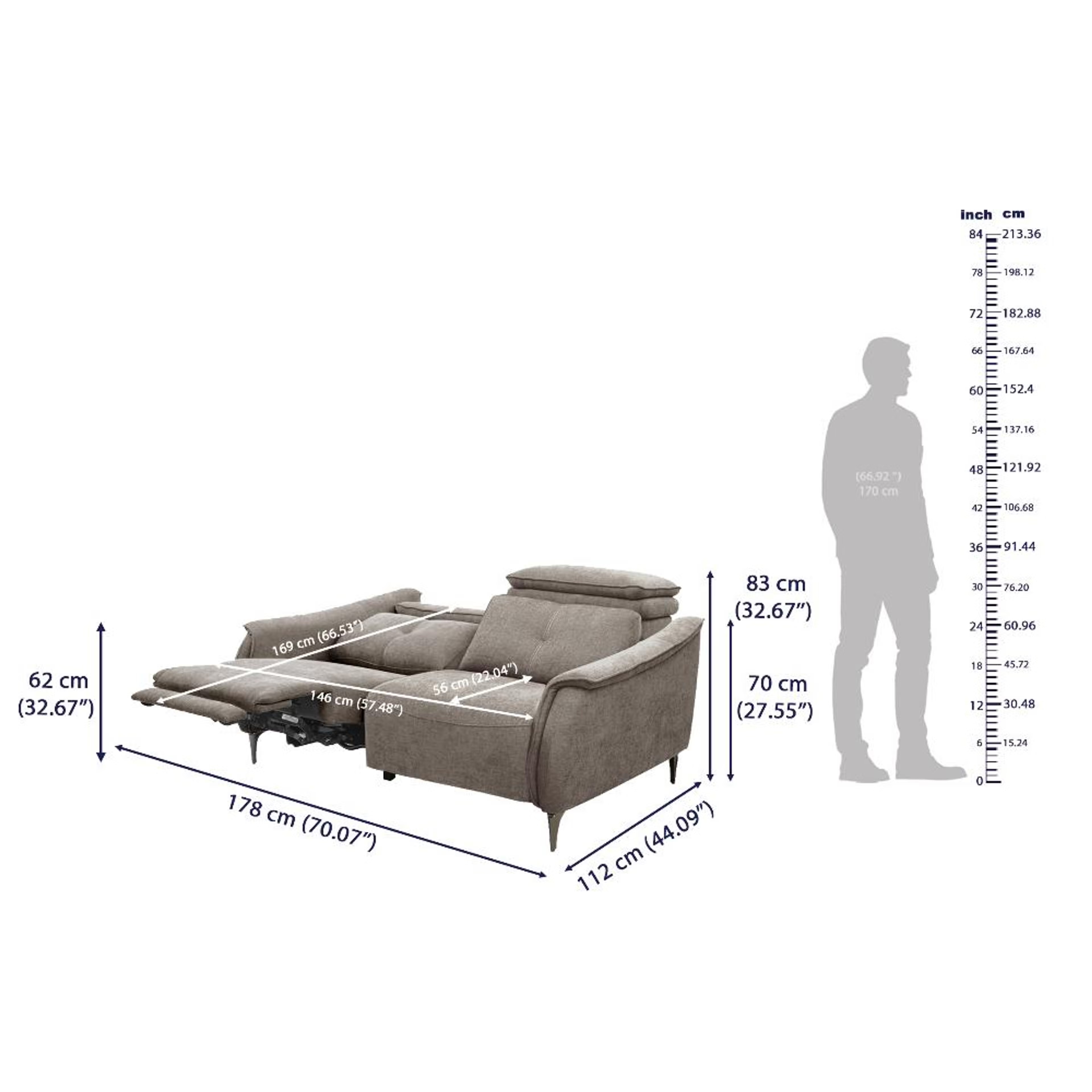 Wakefit Curacao With Motion Sofa Set (3+2) Seater Regular, With Motion, Set (3 Right + 2 Left Seater), Taupe 10 Wakefit Curacao With Motion Sofa Set (3+2) Seater Regular, With Motion, Set (3 Right + 2 Left Seater), Taupe