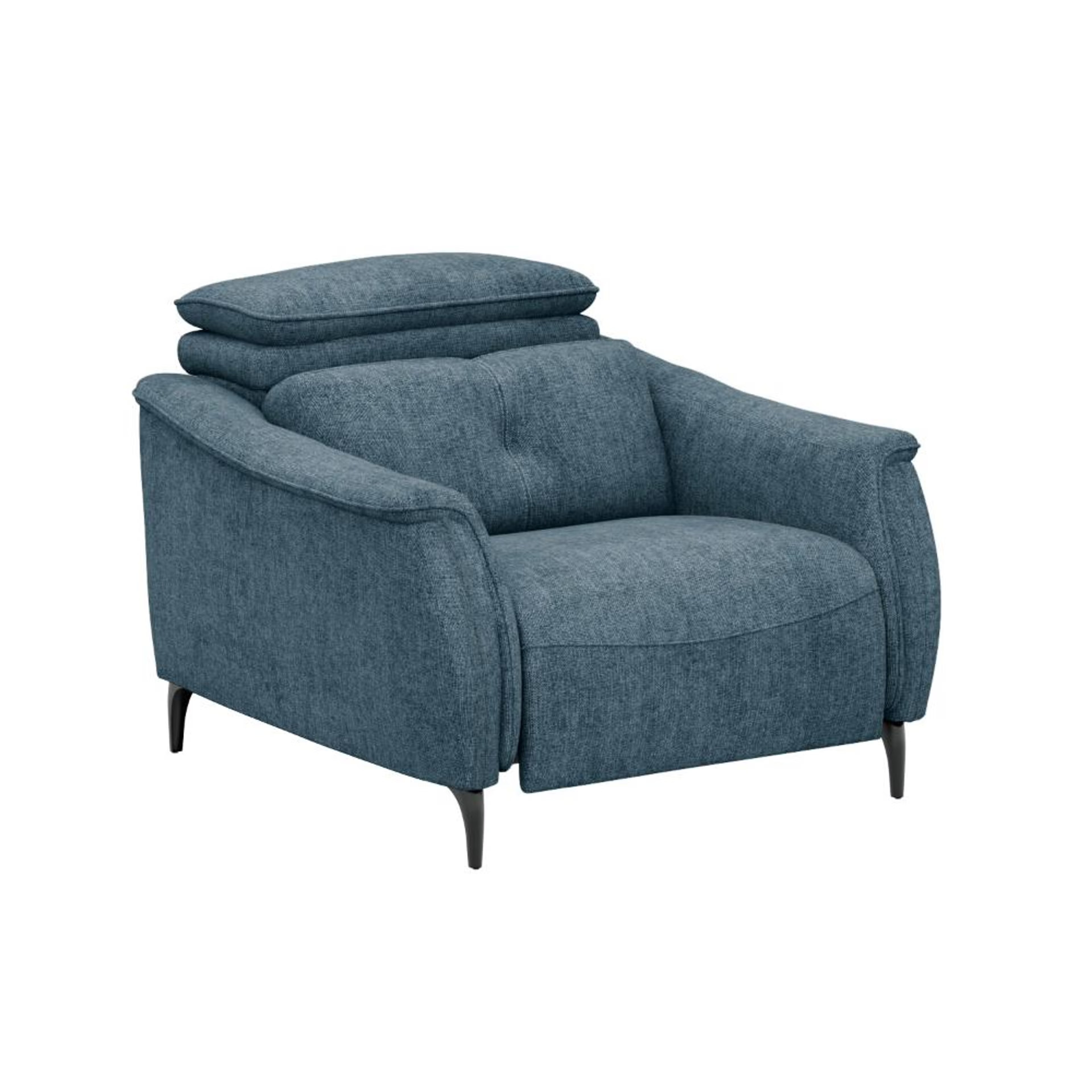 Home 27 Wakefit Curacao Sofa Without Motion - Single Seater Regular, Without Motion, Single Seater, Blue