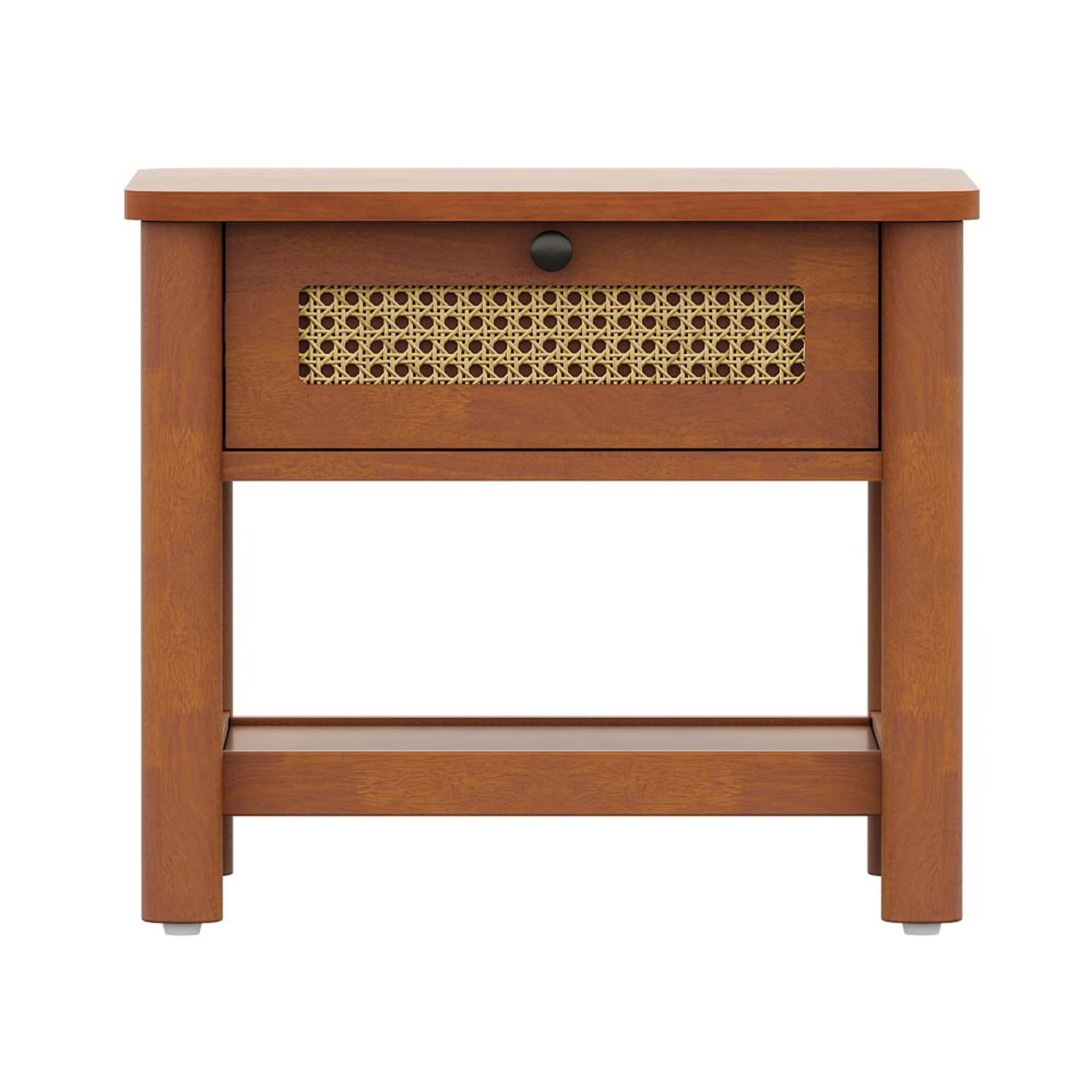 Wakefit Celestium Solid Wood Side Table Aurora Gold