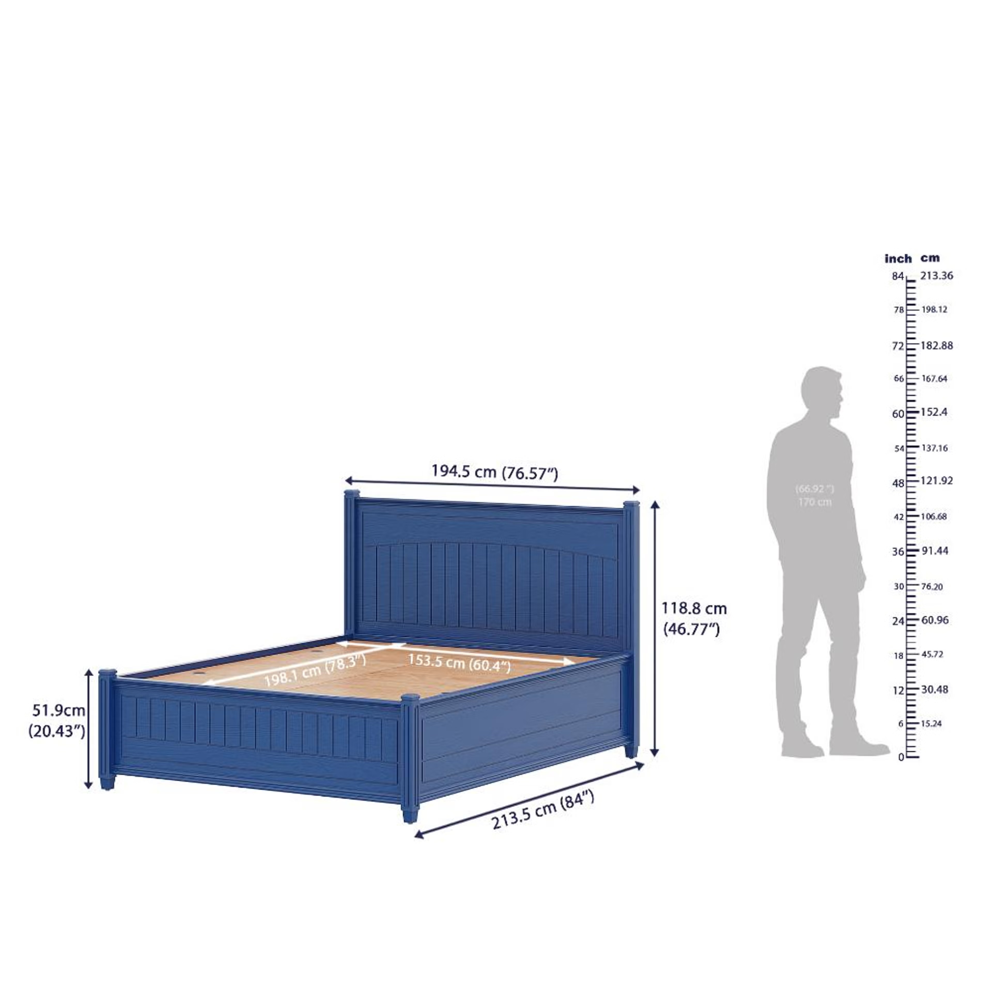 Wakefit Nilaka Queen Storage Bed Queen - 78" x 60 6 Wakefit Nilaka Queen Storage Bed Queen - 78" x 60\