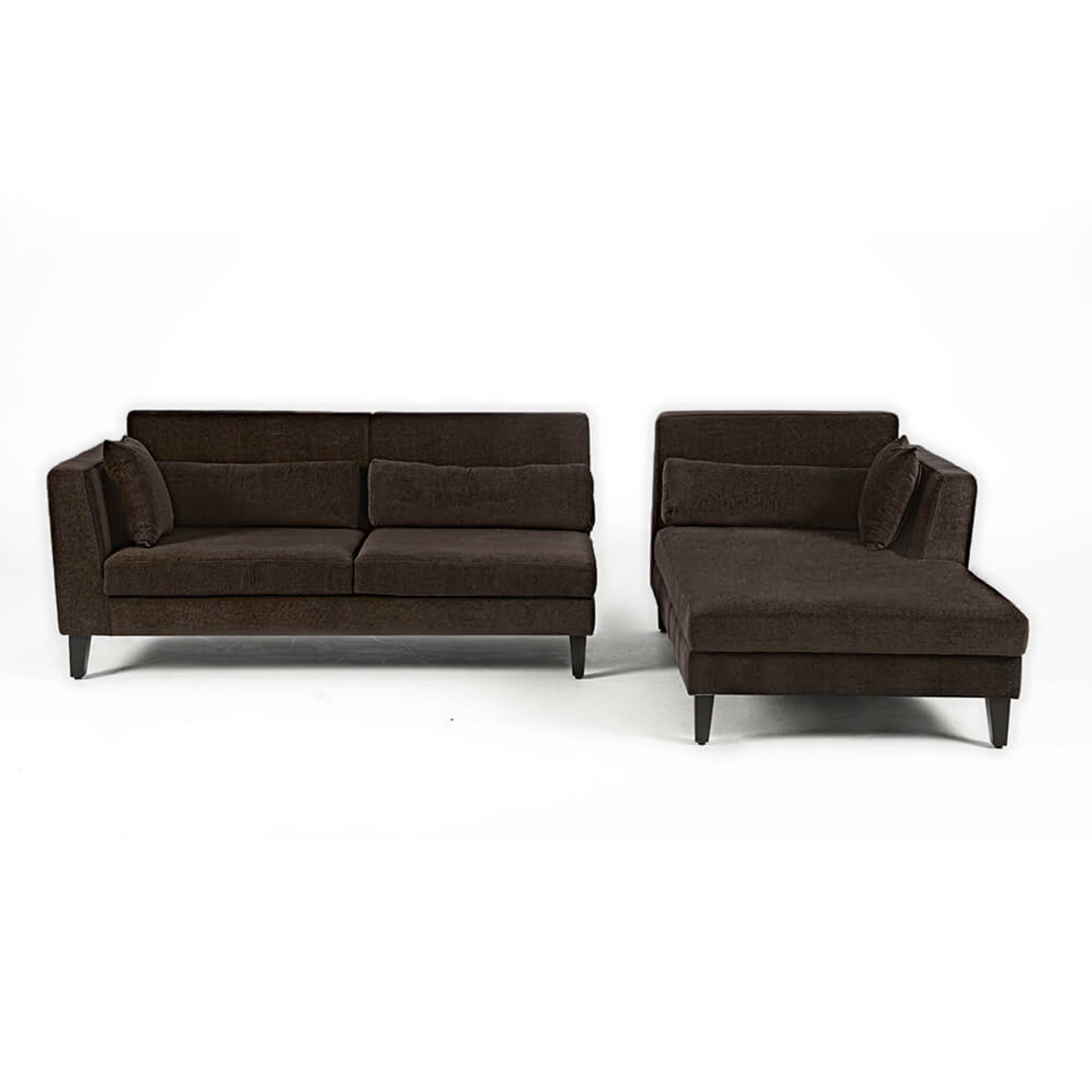 Wakefit SnoozePro Sofa Set Sectional, Set (3 Seater + Right Aligned Chaise), Dark Earth 4 Wakefit SnoozePro Sofa Set Sectional, Set (3 Seater + Right Aligned Chaise), Dark Earth