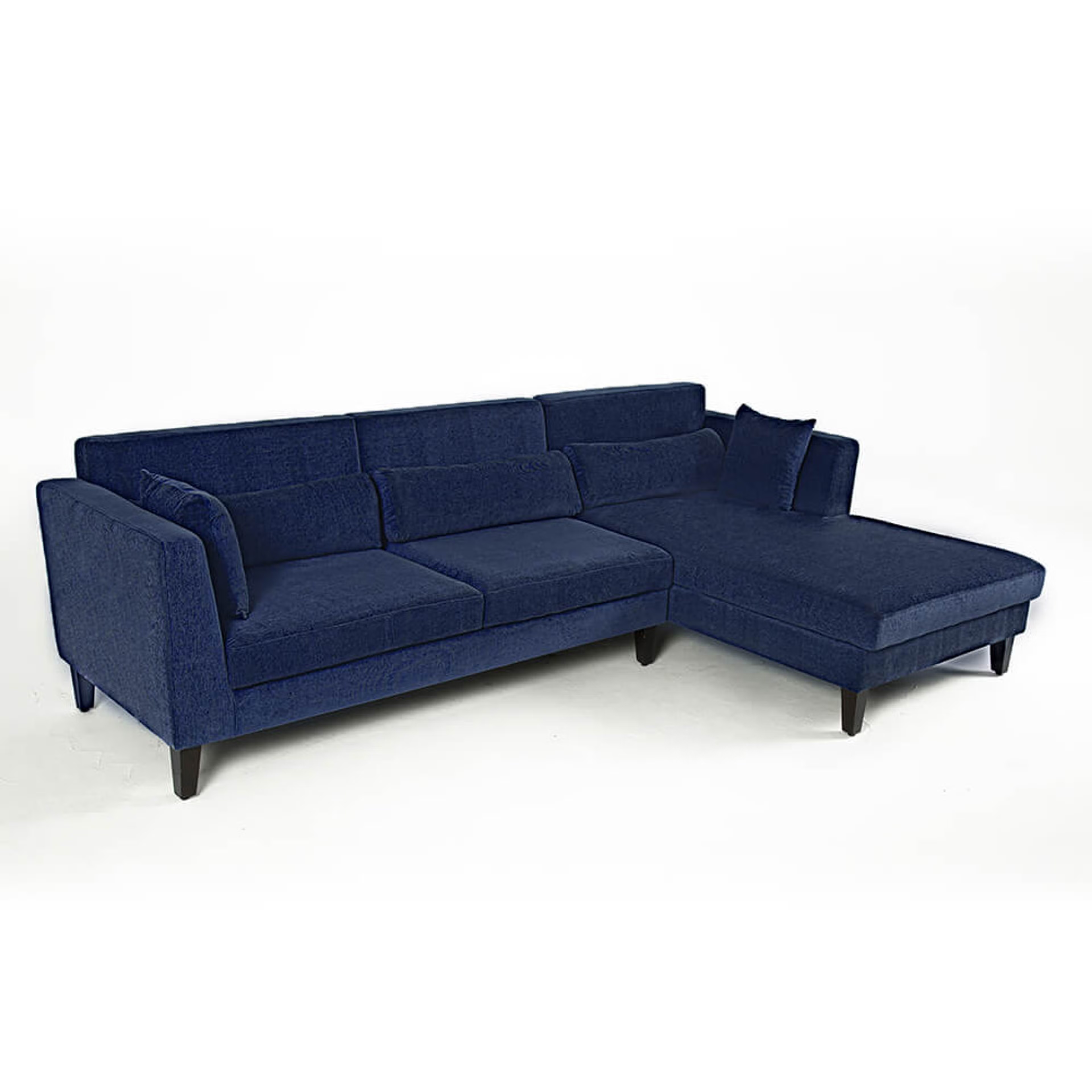 Wakefit SnoozePro Sofa Set Sectional, Set (3 Seater + Right Aligned Chaise), Cobalt Blue 3 Wakefit SnoozePro Sofa Set Sectional, Set (3 Seater + Right Aligned Chaise), Cobalt Blue