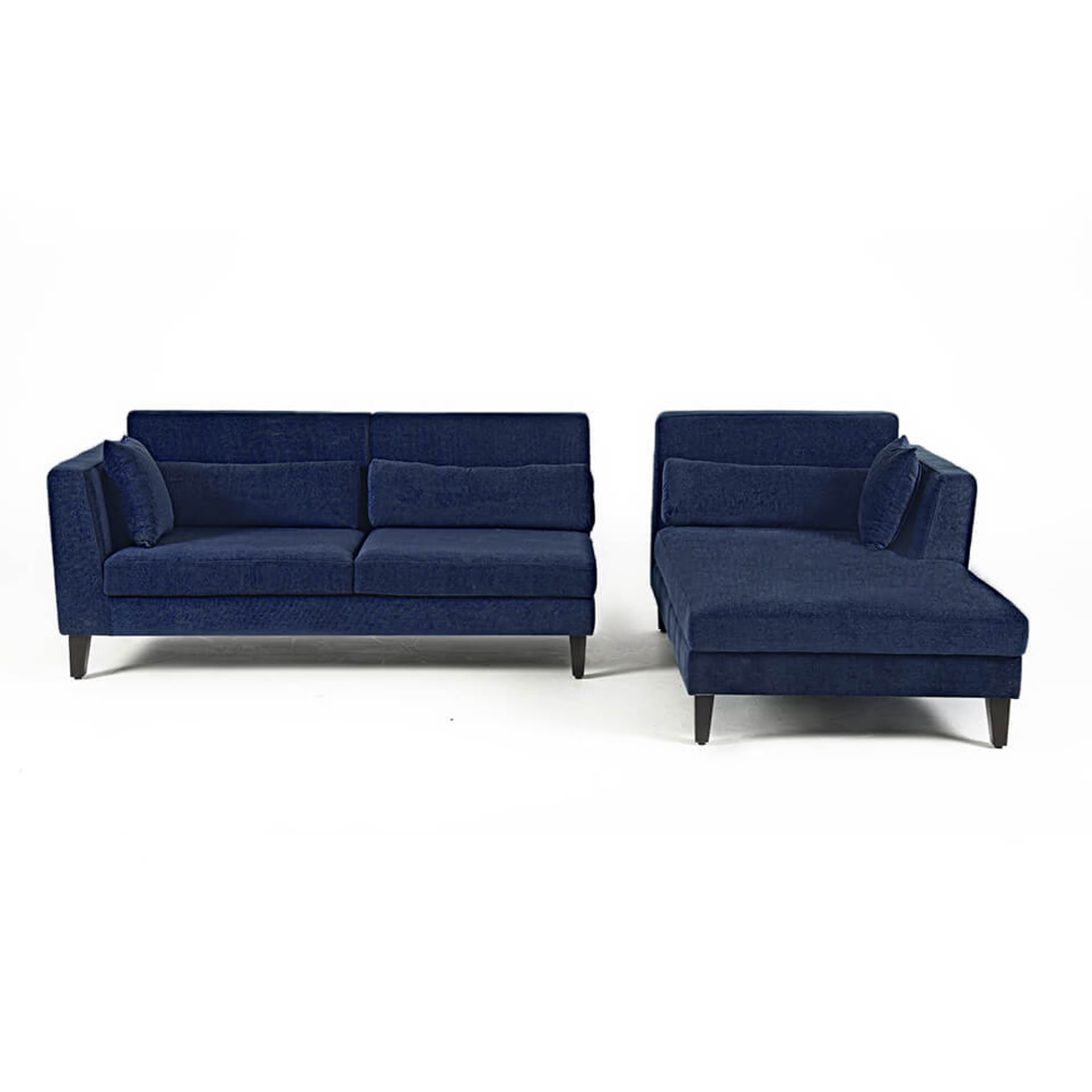 Wakefit SnoozePro Sofa Set Sectional, Set (3 Seater + Right Aligned Chaise), Cobalt Blue 4 Wakefit SnoozePro Sofa Set Sectional, Set (3 Seater + Right Aligned Chaise), Cobalt Blue