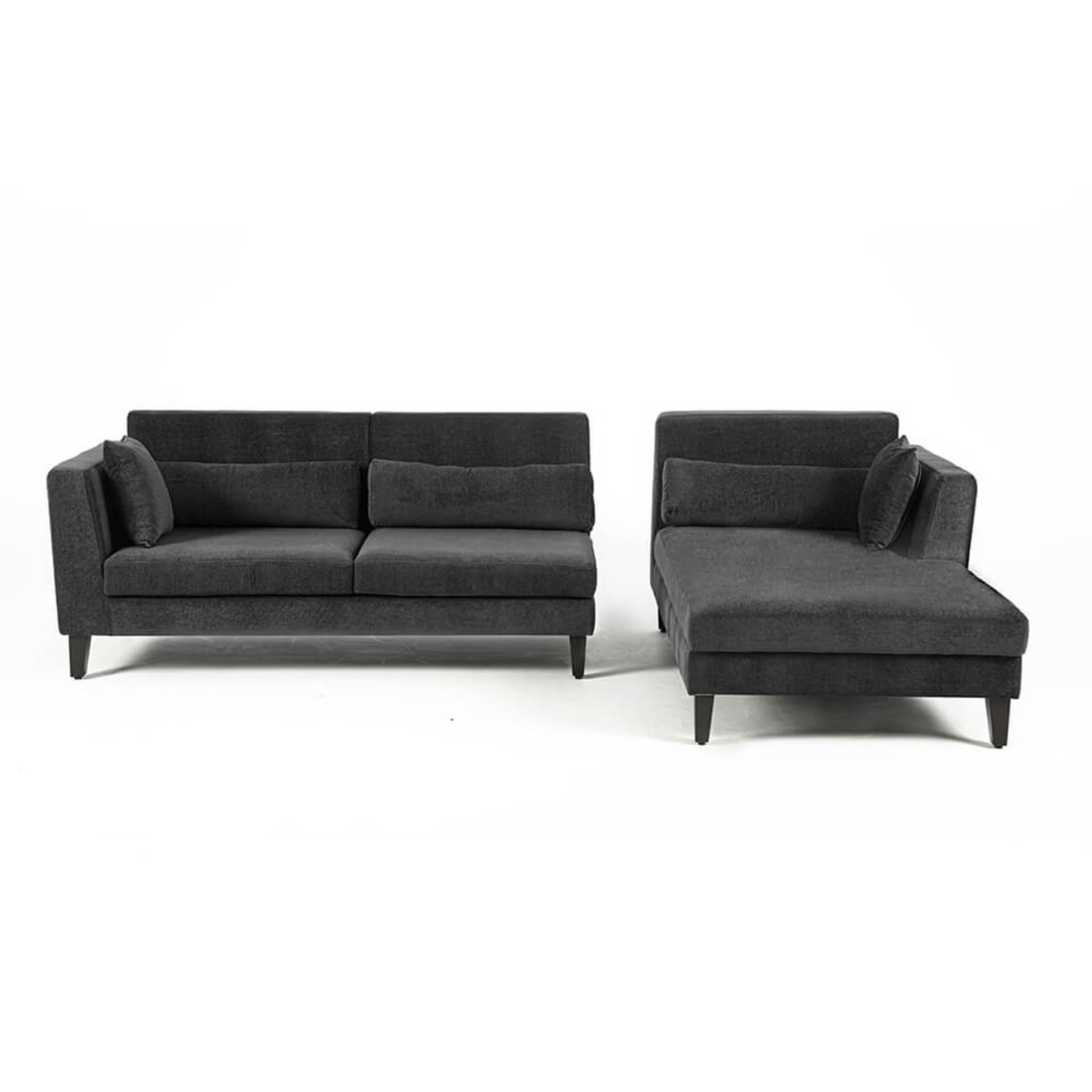 Wakefit SnoozePro Sofa Set Sectional, Set (3 Seater + Right Aligned Chaise), Smoke Grey 4 Wakefit SnoozePro Sofa Set Sectional, Set (3 Seater + Right Aligned Chaise), Smoke Grey