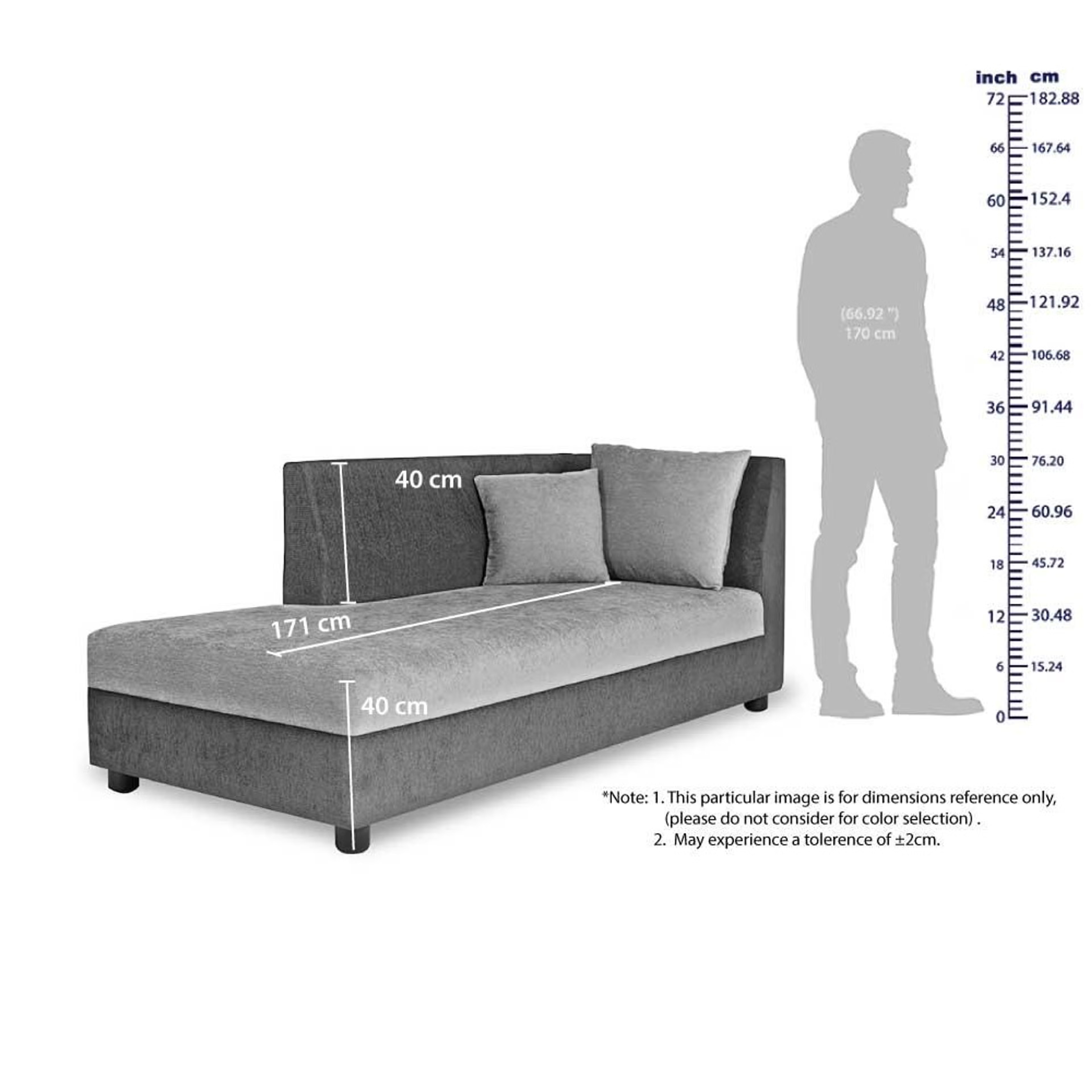 Wakefit Skiver L Shape Sofa Set (3 Seater + Left Aligned Chaise ...