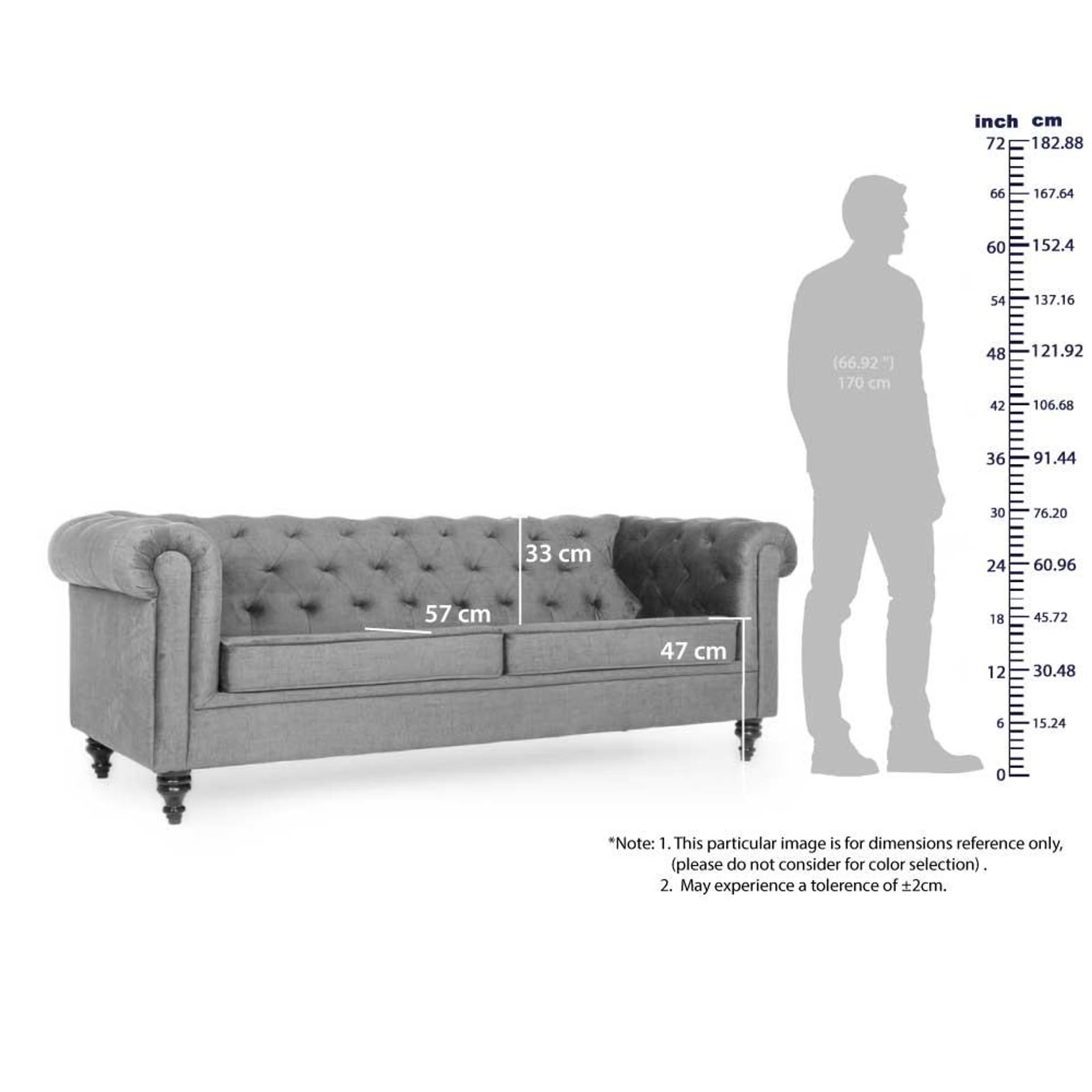 Wakefit Havana Sofa - Three Seater Dark Earth 3 Seater, Dark Earth 7 Wakefit Havana Sofa - Three Seater Dark Earth 3 Seater, Dark Earth