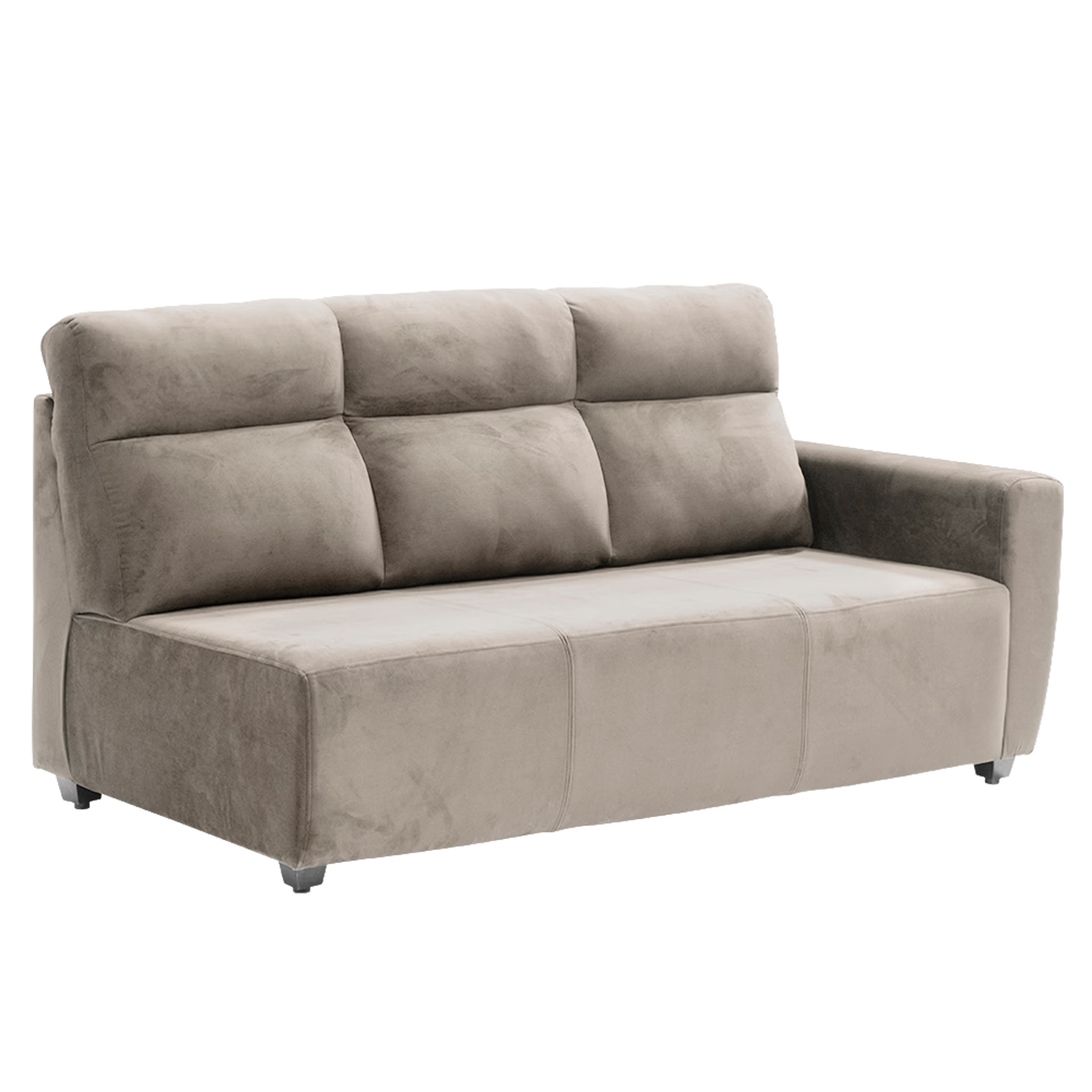 Home 27 Wakefit Belize L Shape Sofa Set (3 Seater + Left Aligned Chaise) Sectional, Set (3 Seater + Left Aligned Chaise), Stone