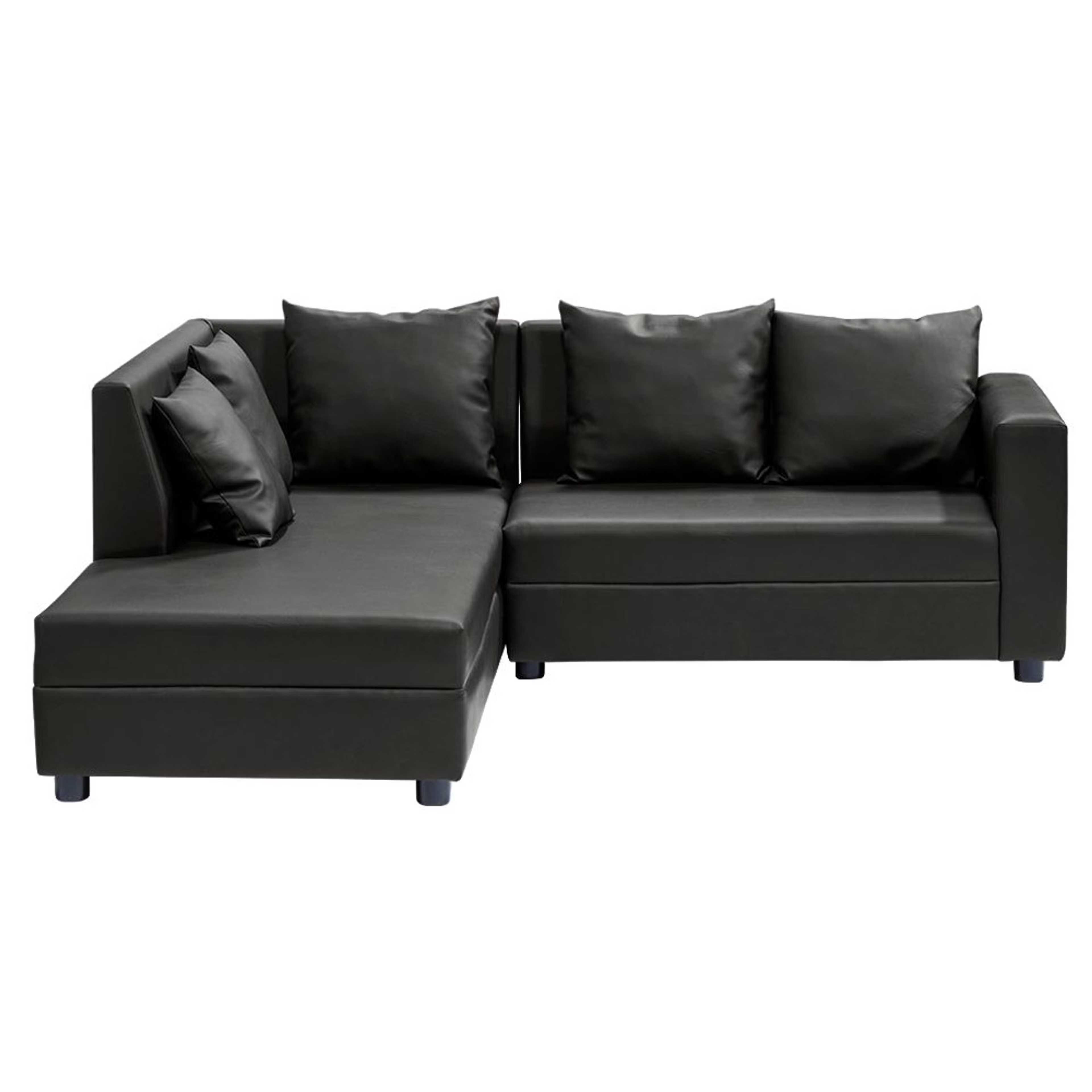 Wakefit Skiver L Shape Sofa Set (2 Seater + Left Aligned Chaise) Sectional, Set (2 Seater + Left Aligned Chaise), Marble Grey