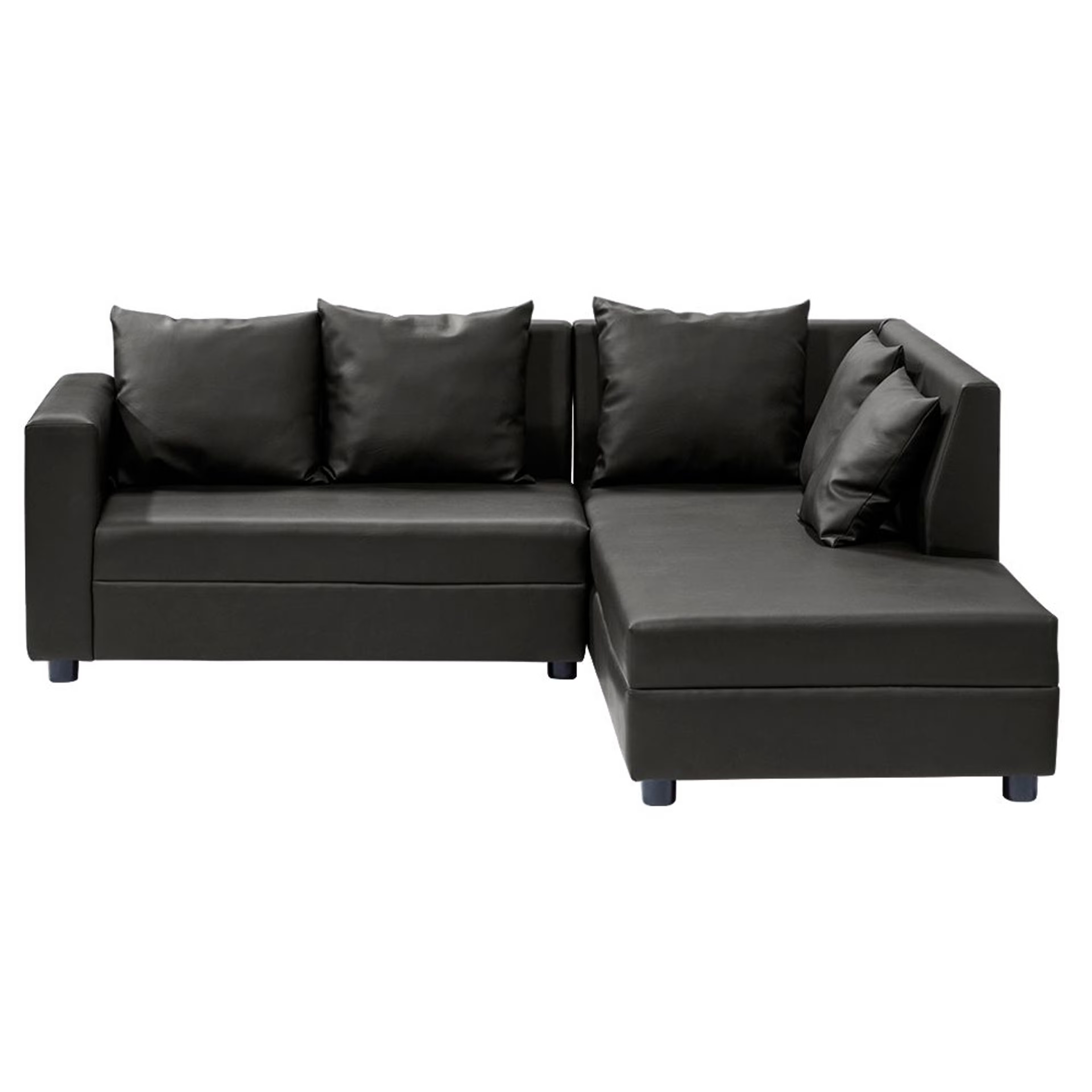 Wakefit Skiver L Shape Sofa Set (2 Seater + Right Aligned Chaise) Sectional, Set (2 Seater + Right Aligned Chaise), Marble Grey