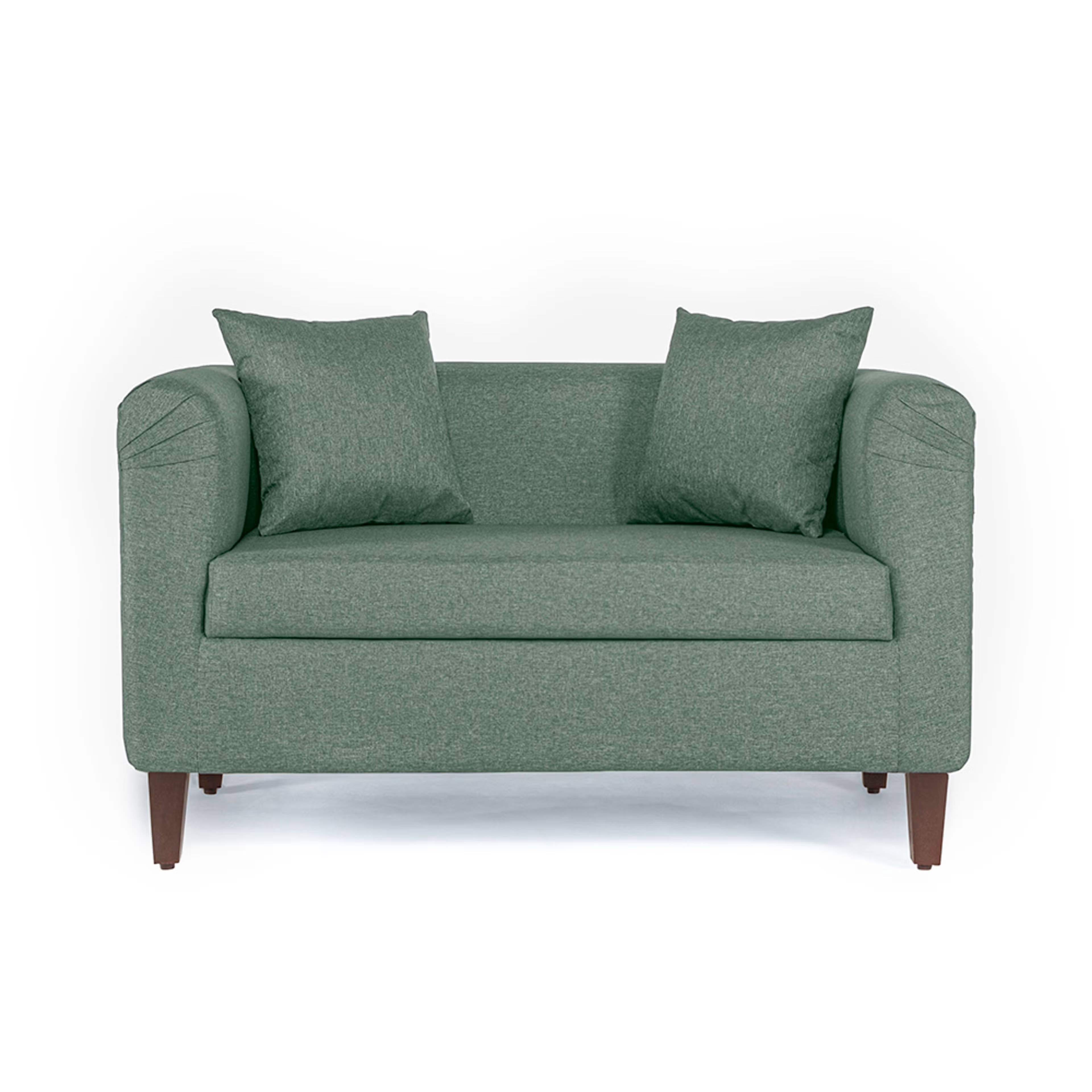 Wakefit Miami Sofa - 2 Seater - Omega Green Regular, 2 Seater, Omega Green