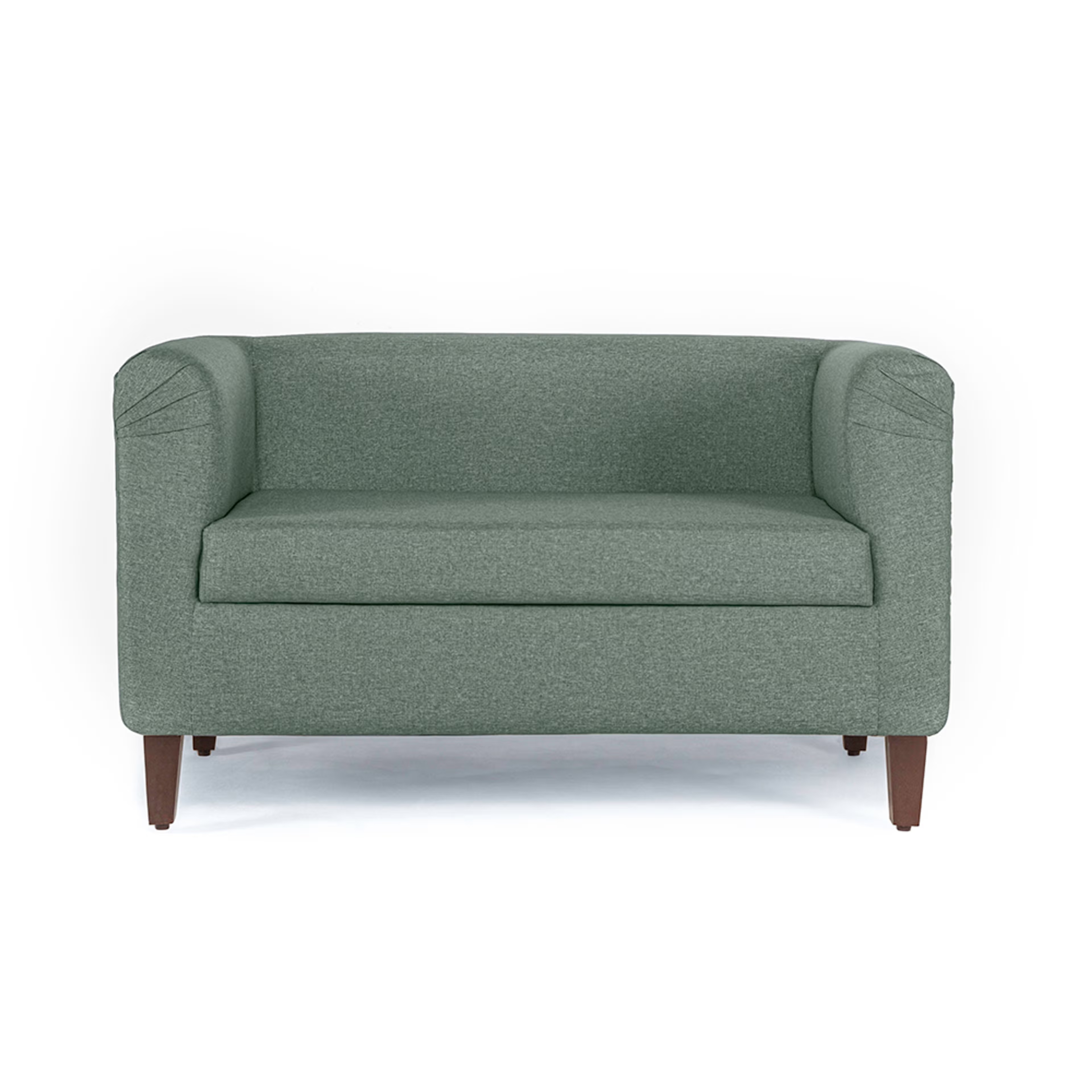 Wakefit Miami Sofa - 2 Seater - Omega Green Regular, 2 Seater, Omega Green