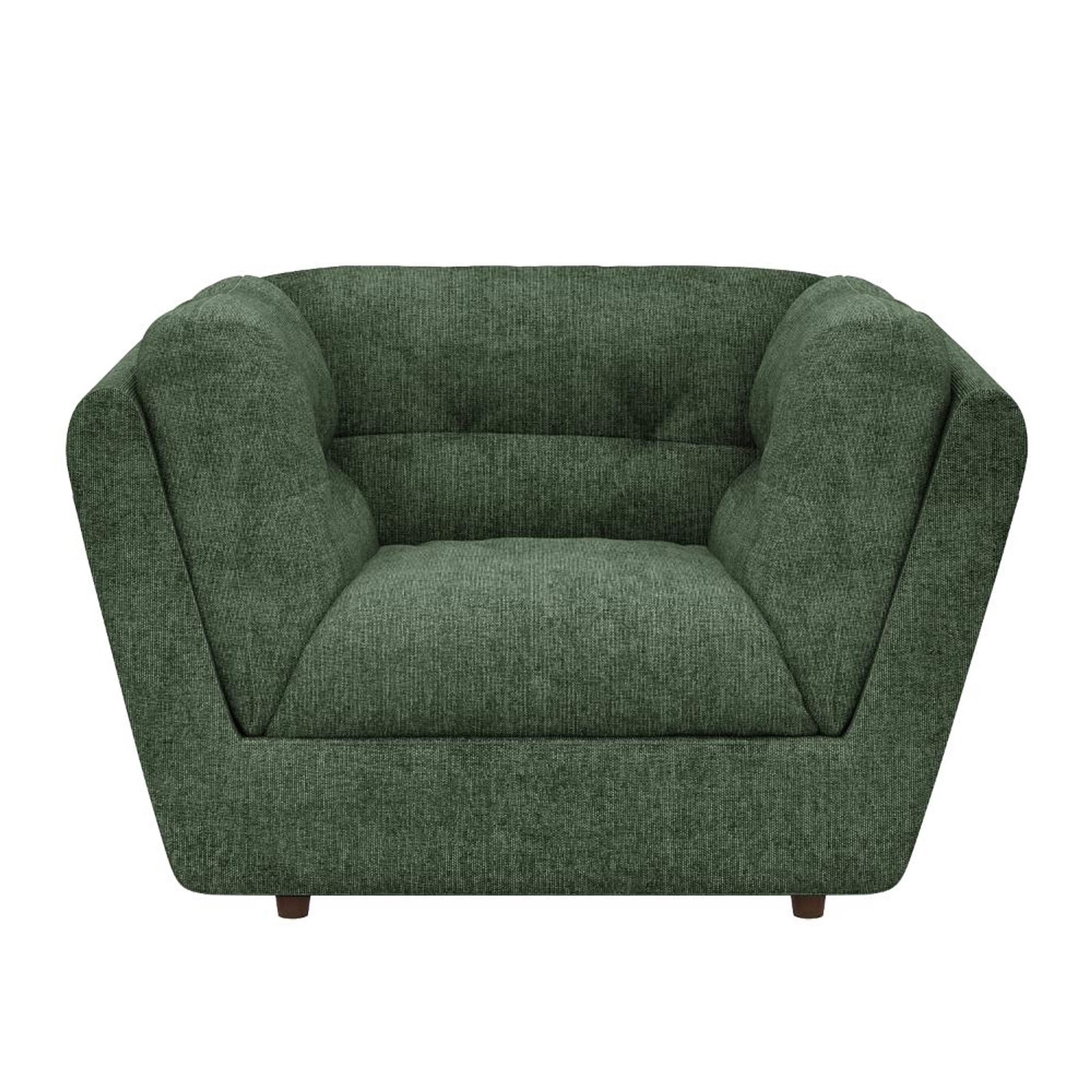 Wakefit Osuna Sofa - One Seater Regular, Single Seater, Green