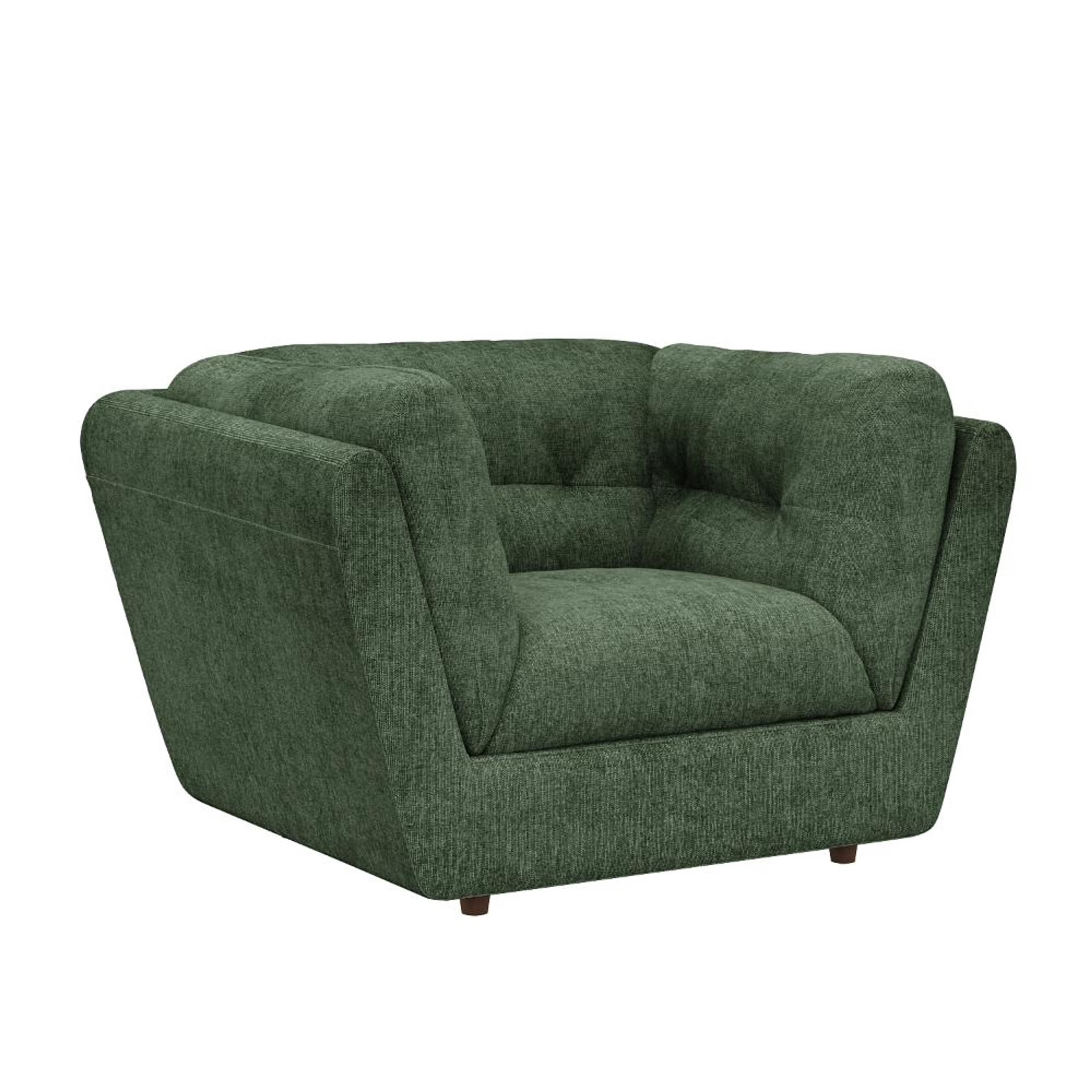 Wakefit Osuna Sofa - One Seater Regular, Single Seater, Green
