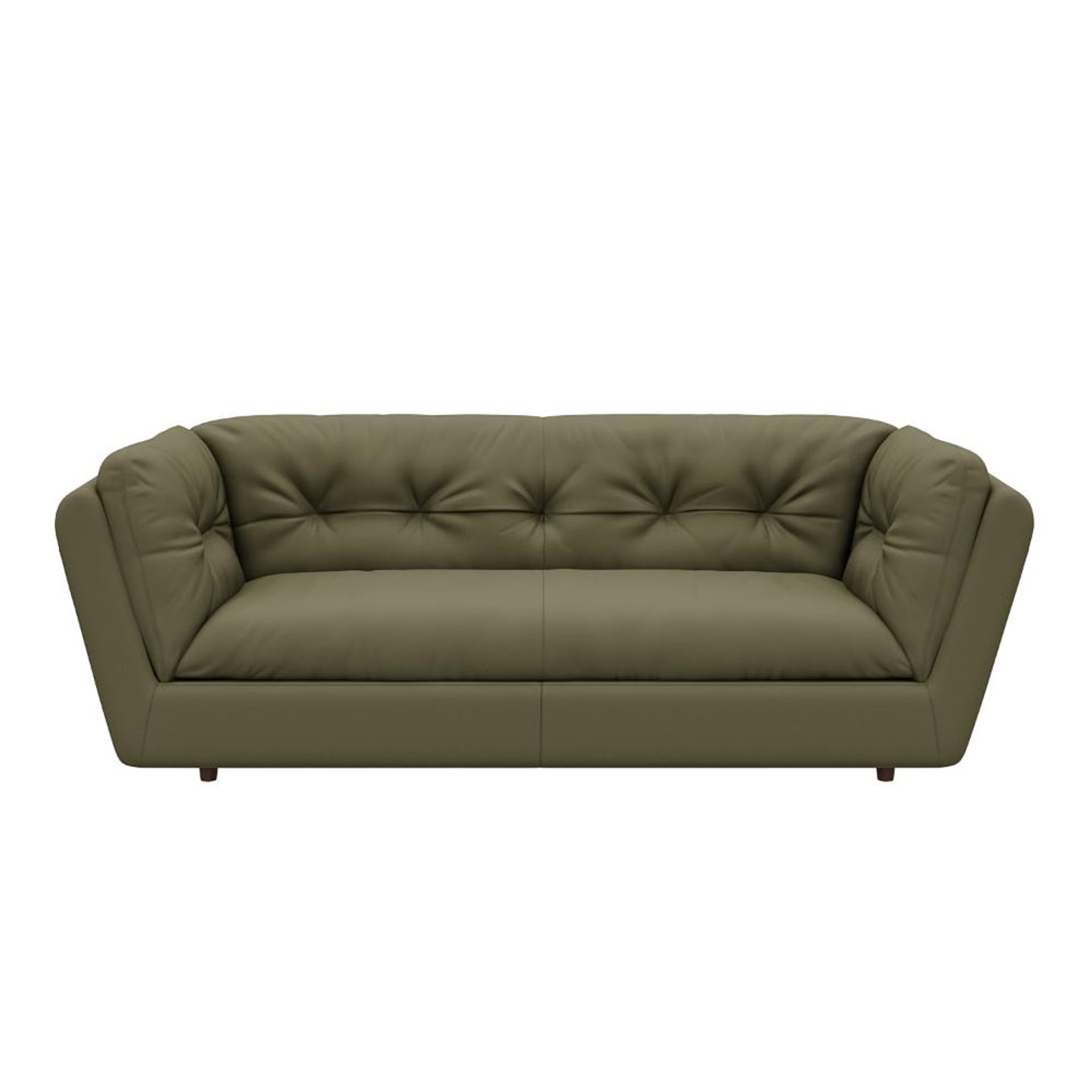 Wakefit Osuna Sofa Set (3+2+1) Seater Regular, Set (3+2+1), Green