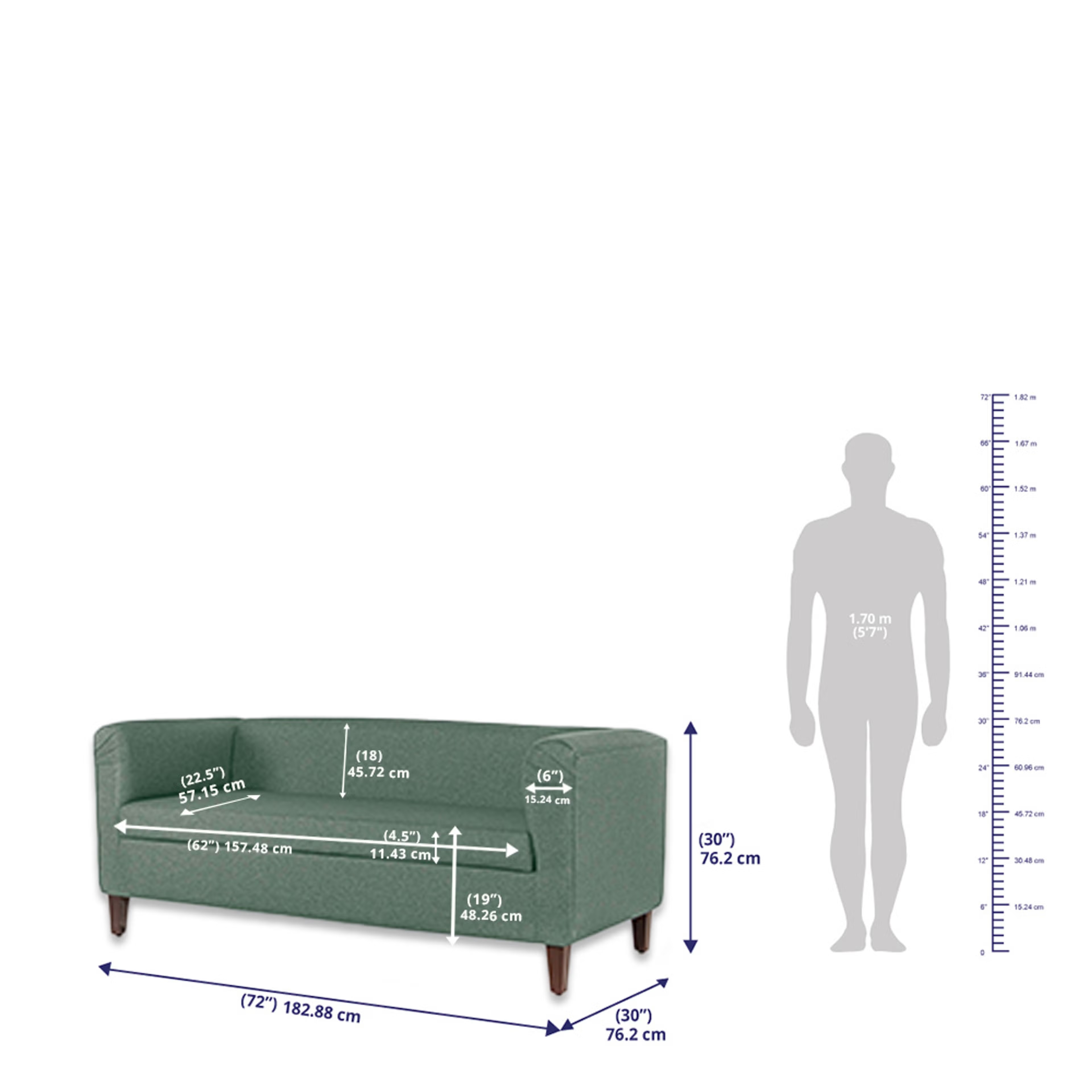 Wakefit Miami Sofa - 3+2 Seater - Omega Green Regular, 3 Seater + 2 Seater, Omega Green 13 Wakefit Miami Sofa - 3+2 Seater - Omega Green Regular, 3 Seater + 2 Seater, Omega Green
