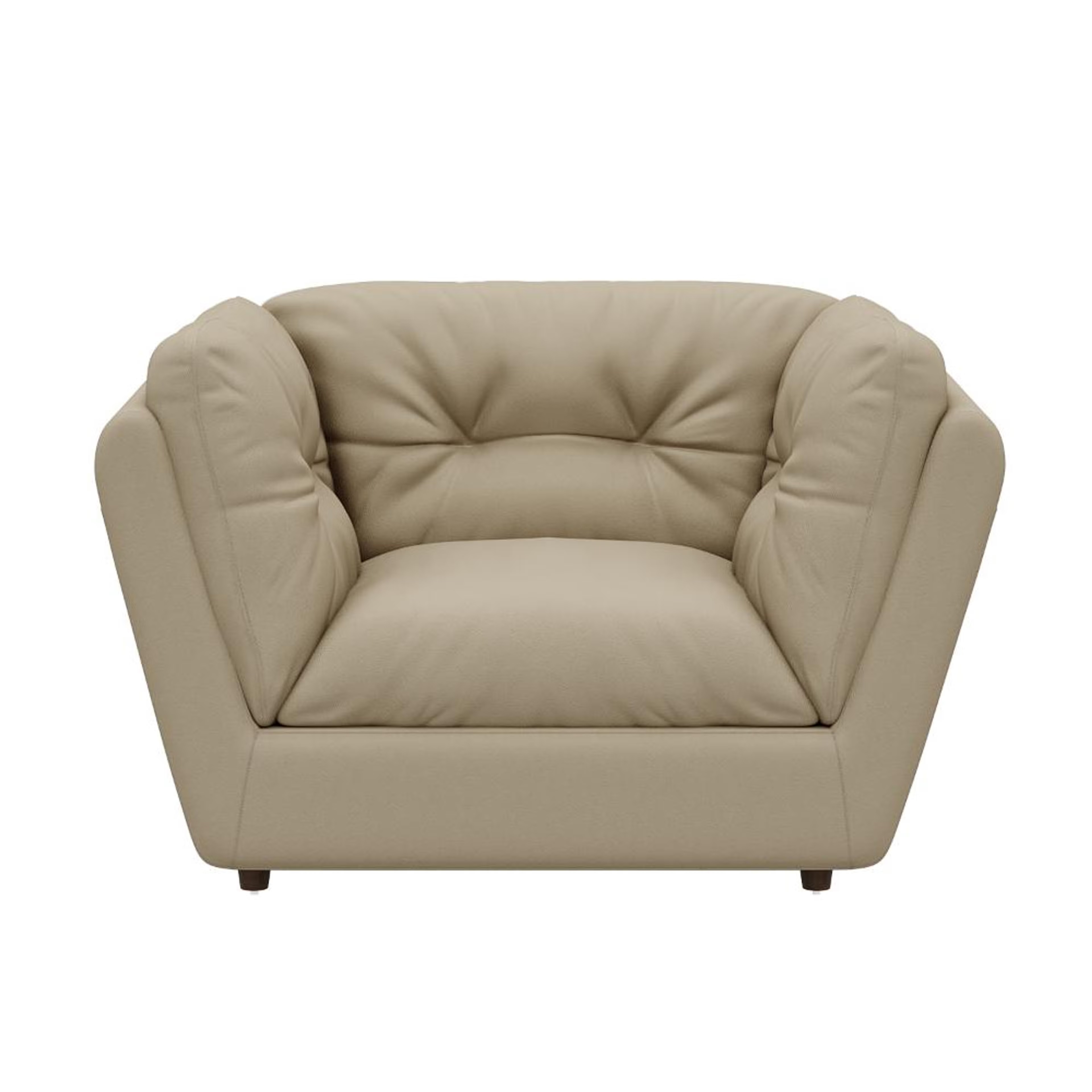 Home 36 Wakefit Osuna Sofa Set (3+1+1) Seater Regular, Set (3+1+1), Beige