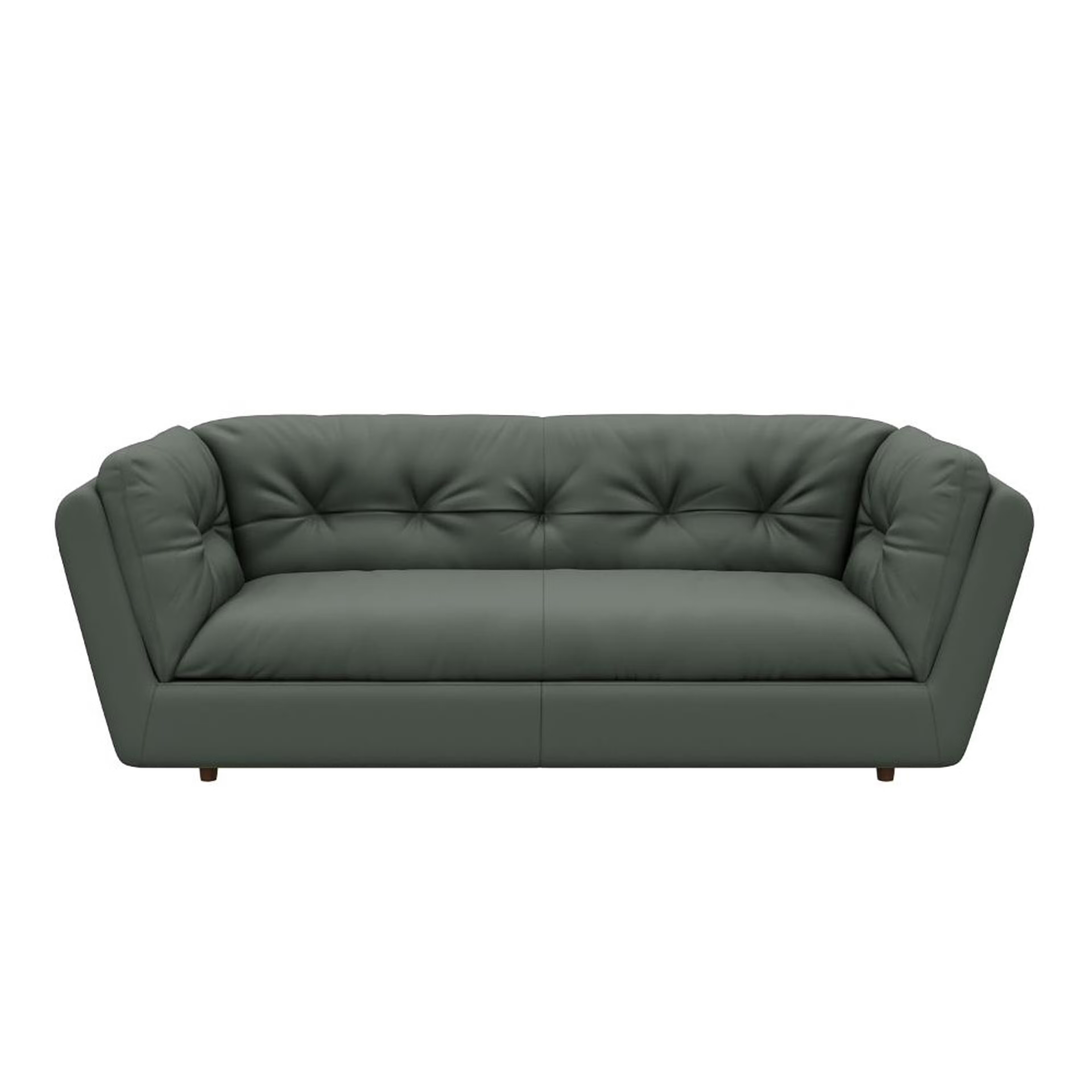 Wakefit Osuna Sofa Set (3+1+1) Seater Regular, Set (3+1+1), Forest Green