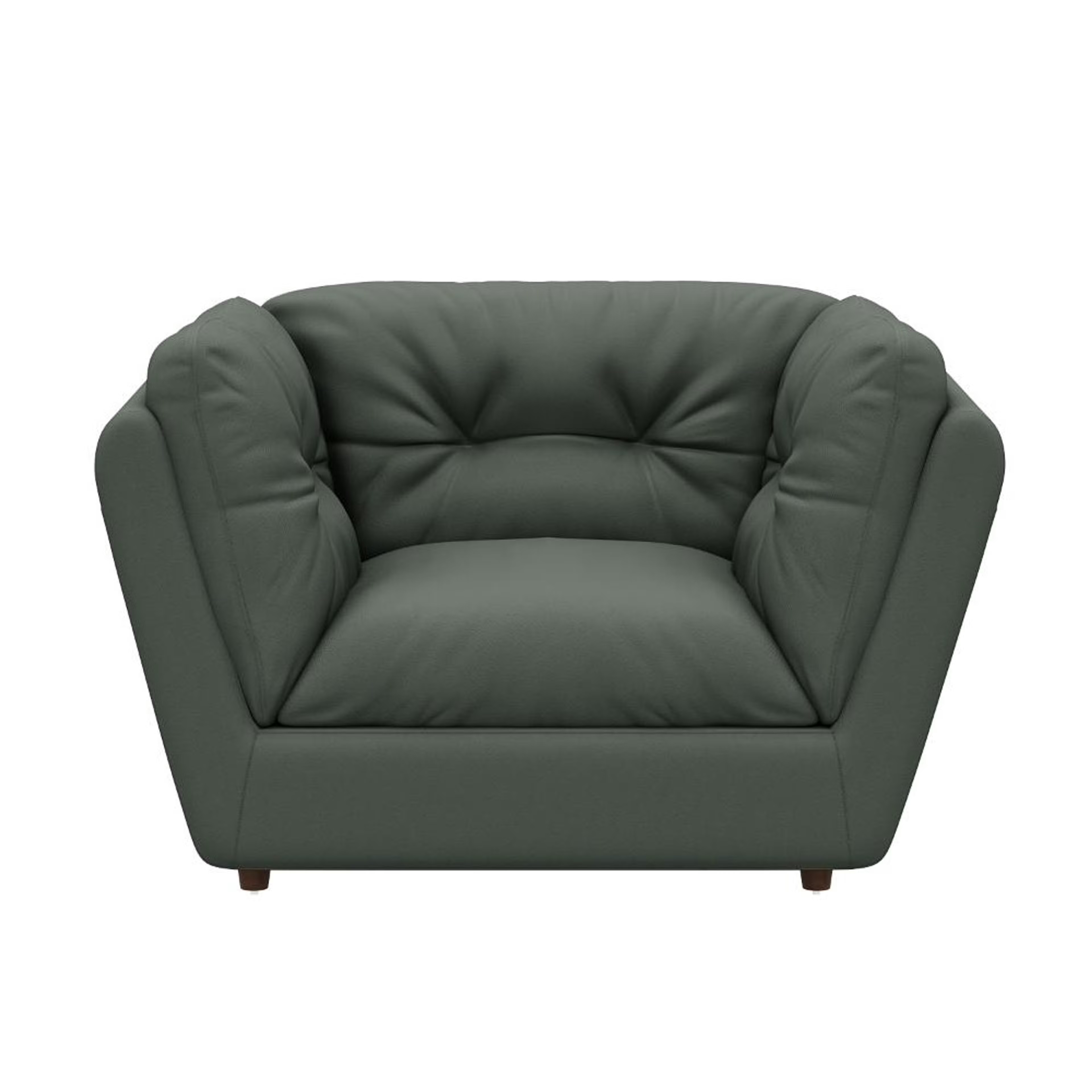 Wakefit Osuna Sofa Set (3+1+1) Seater Regular, Set (3+1+1), Forest Green