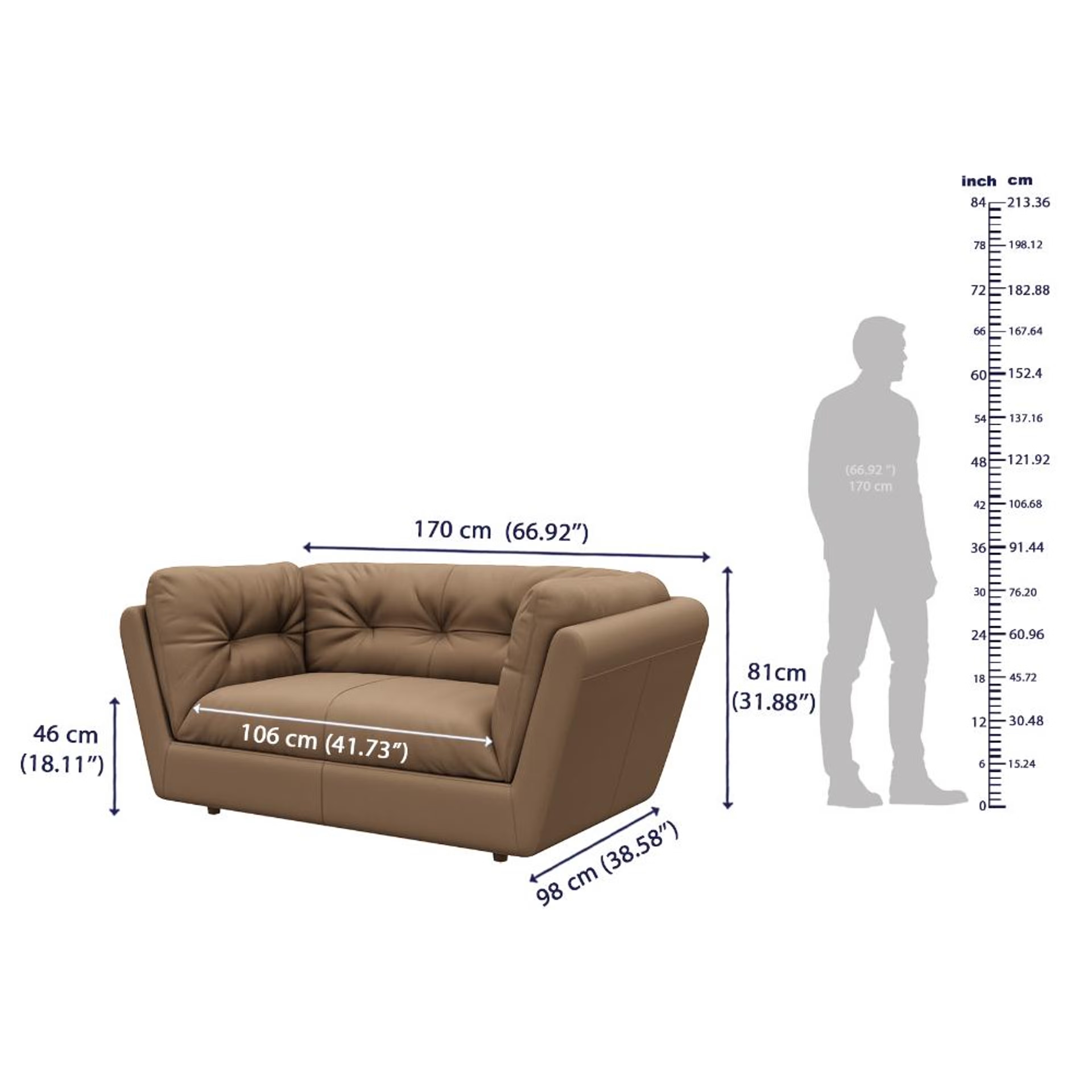 Wakefit Osuna Sofa Set (3+2+1) Seater Regular, Set (3+2+1), Cappuccino 8 Wakefit Osuna Sofa Set (3+2+1) Seater Regular, Set (3+2+1), Cappuccino